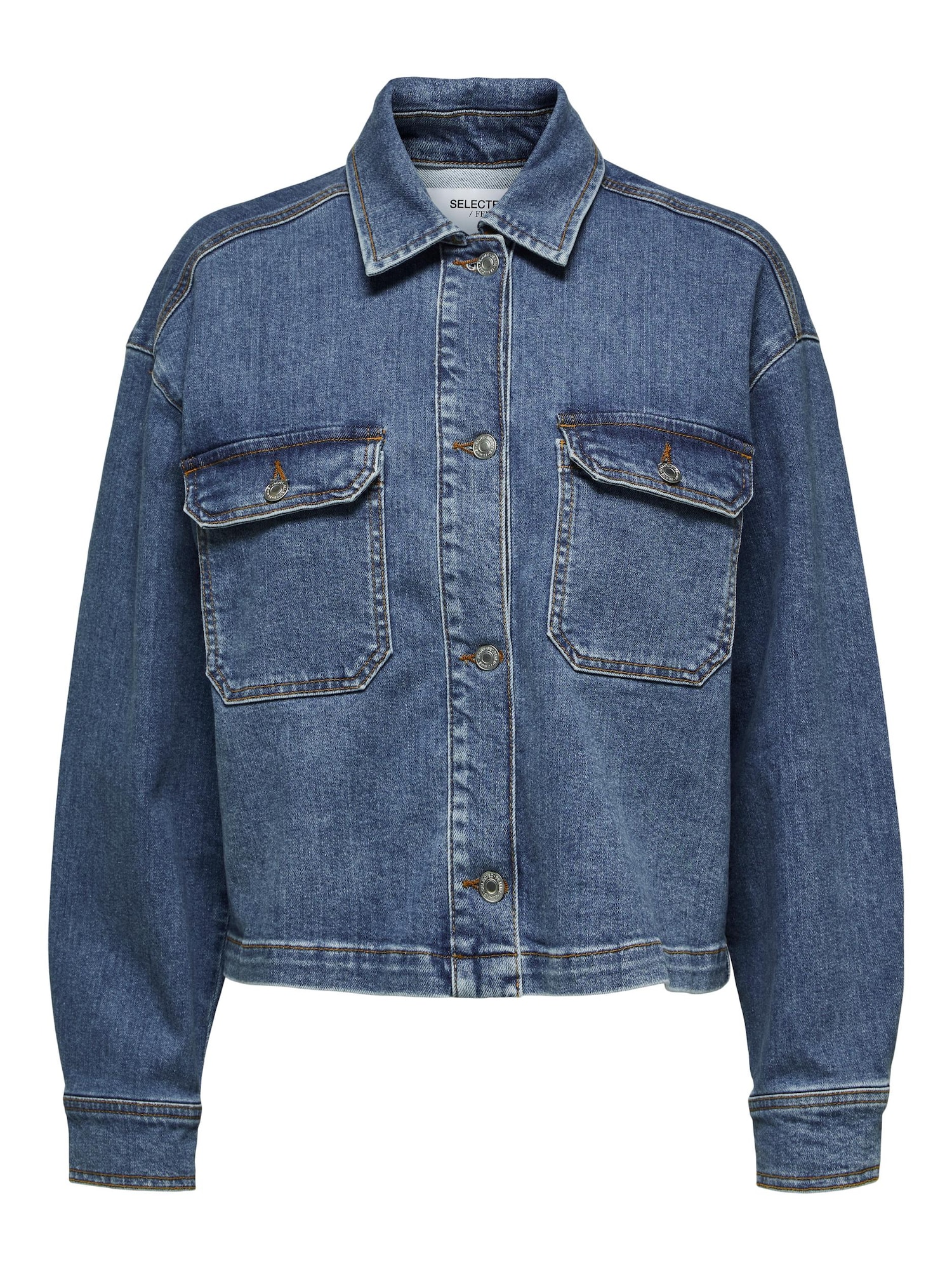 SELECTED FEMME Prehodna jakna 'Karla'  moder denim