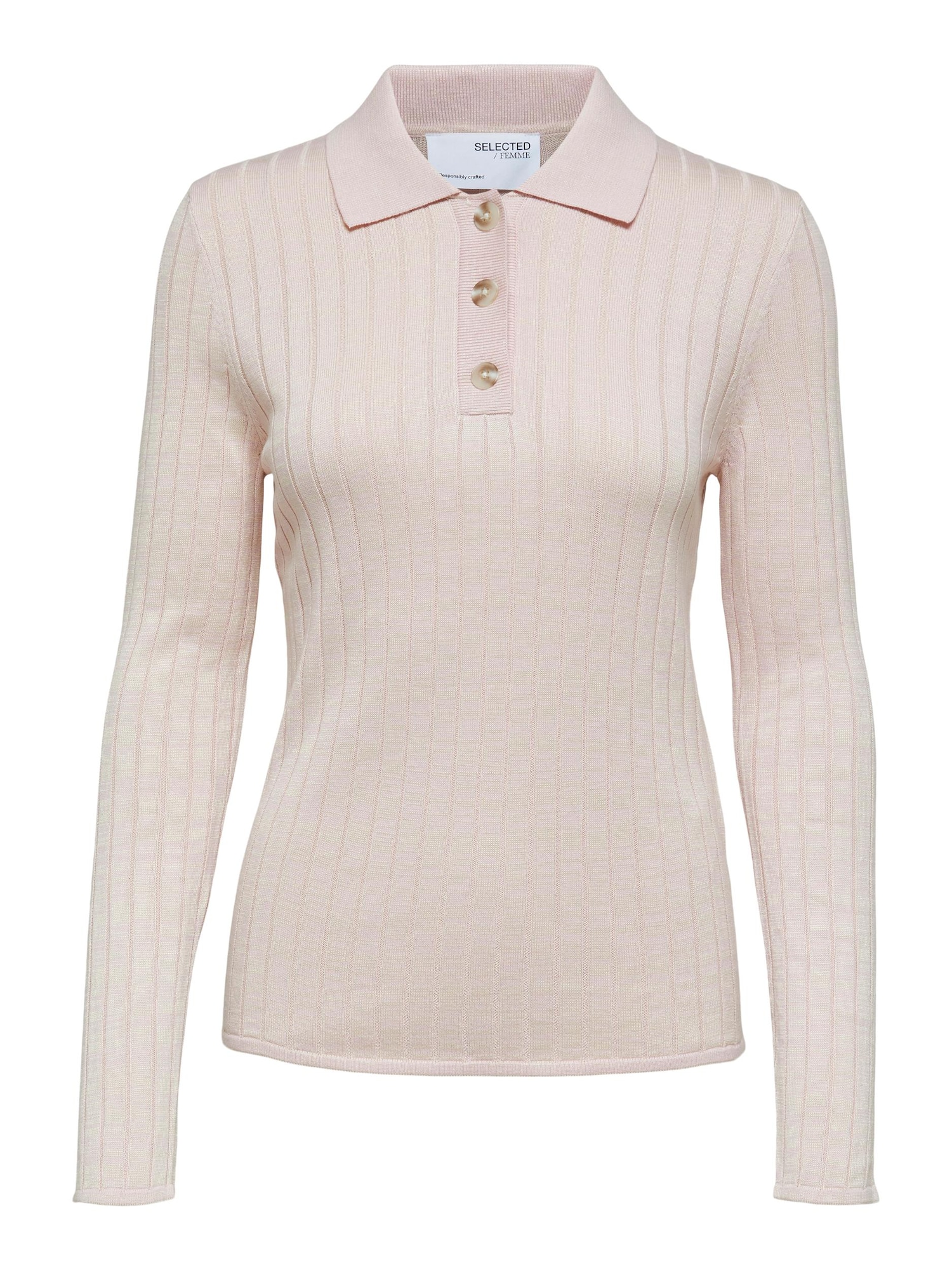SELECTED FEMME Pulover 'Kirana'  pastelno roza