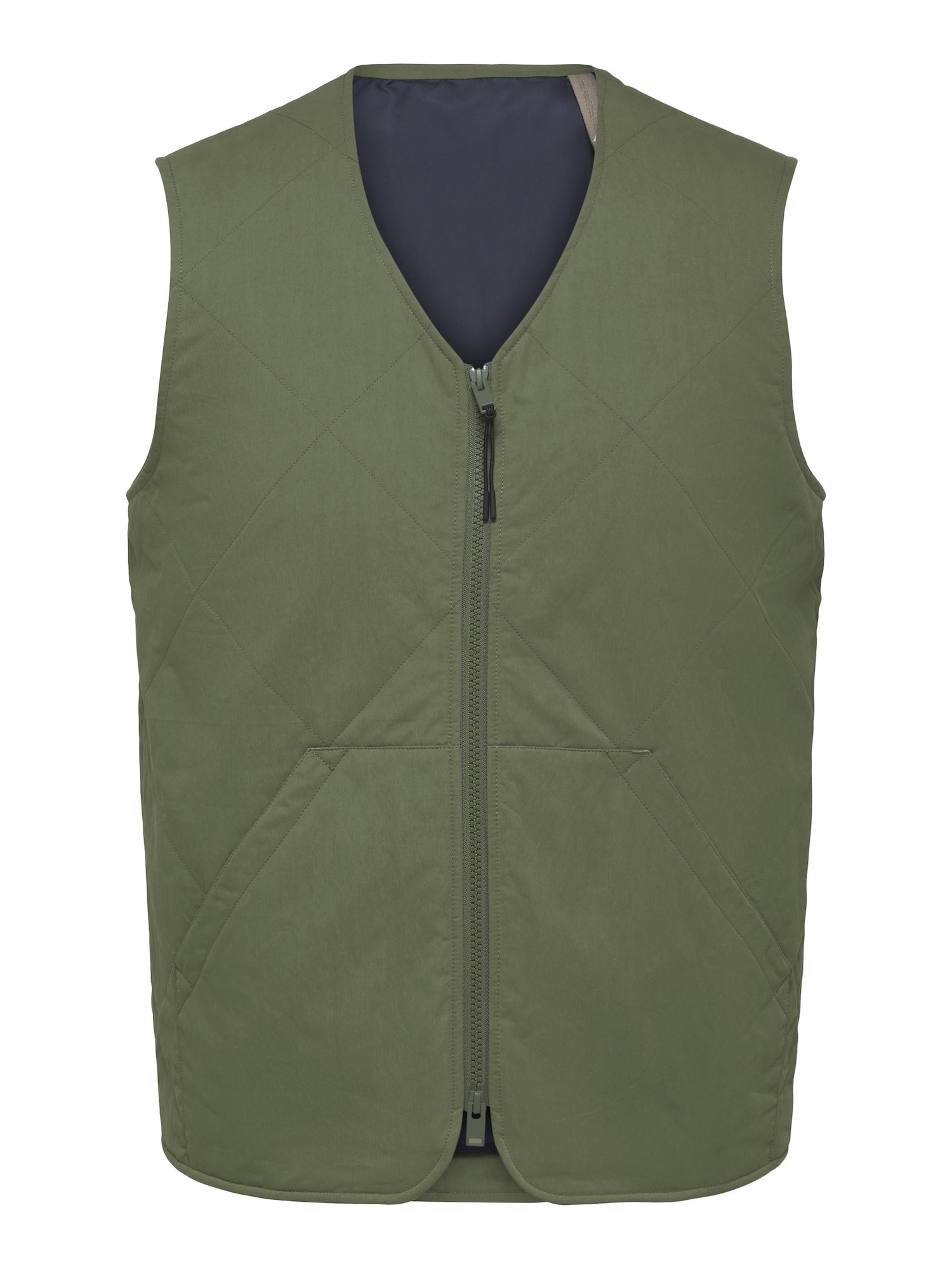 SELECTED HOMME Brezrokavnik  oliva