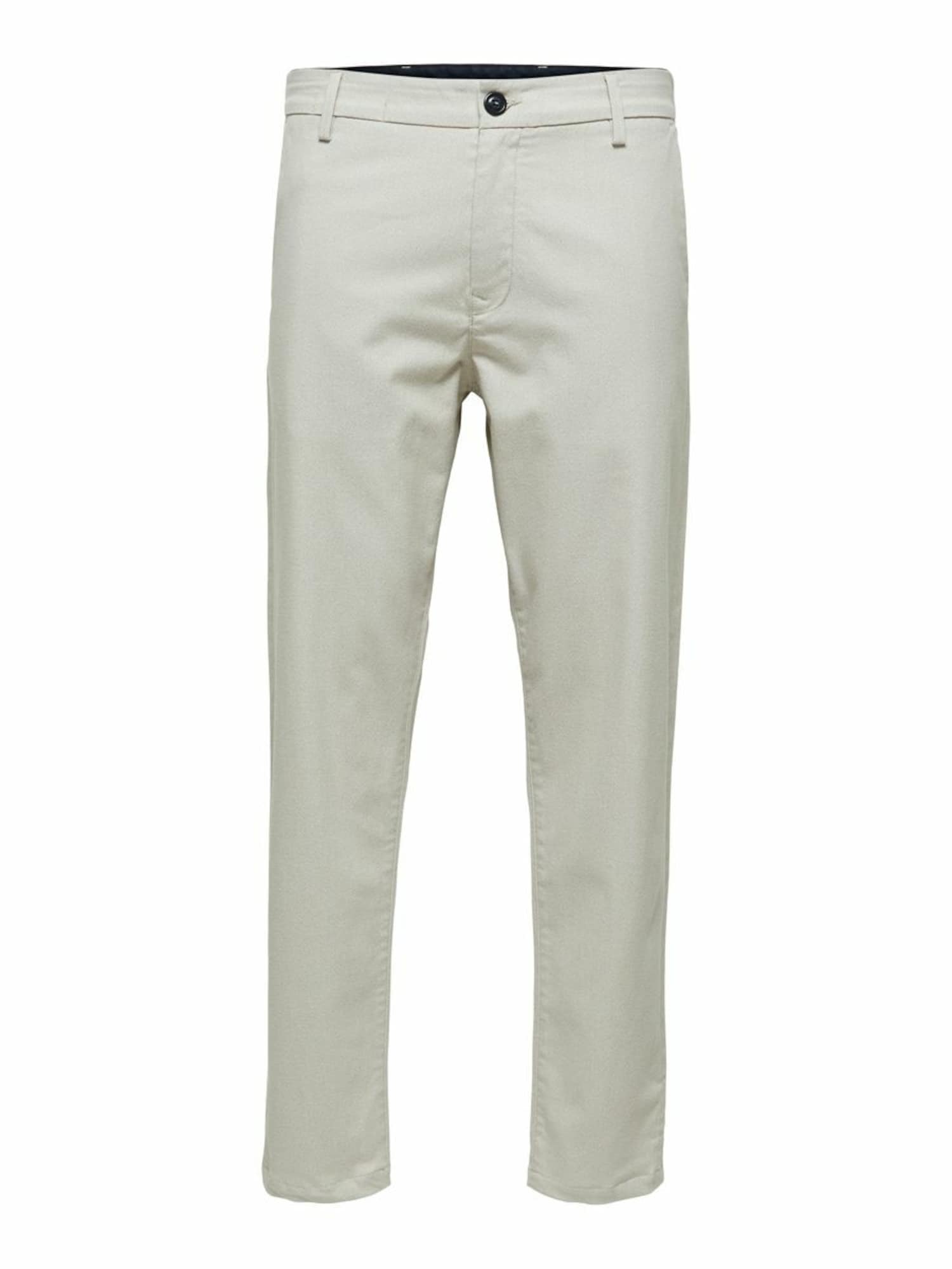 SELECTED HOMME Chino hlače 'York'  kremna