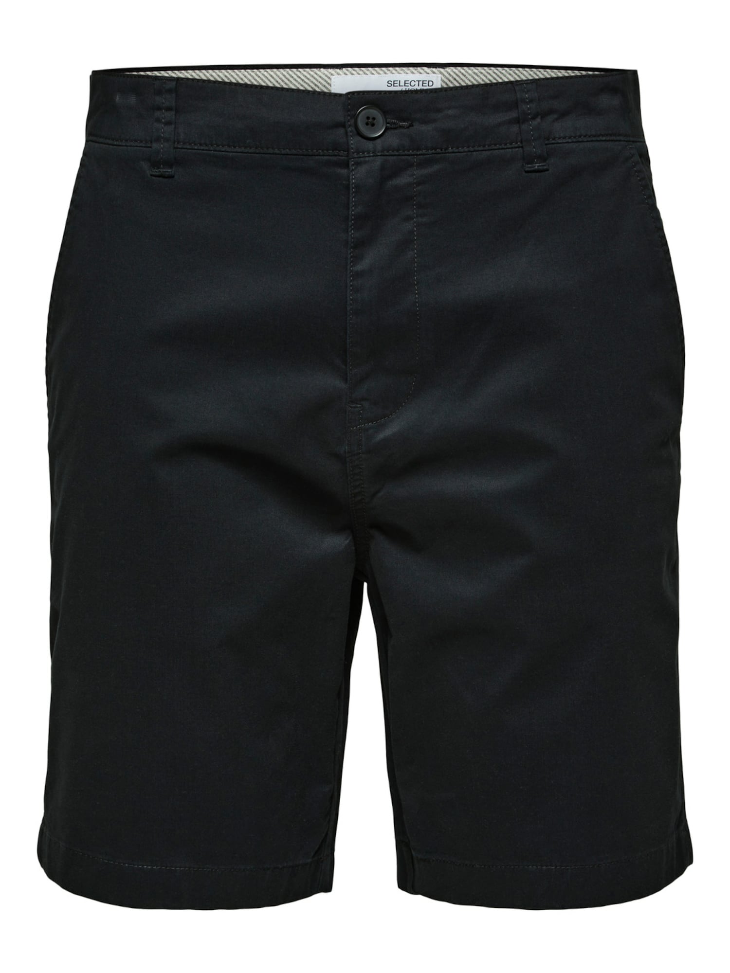 SELECTED HOMME Chino hlače  črna