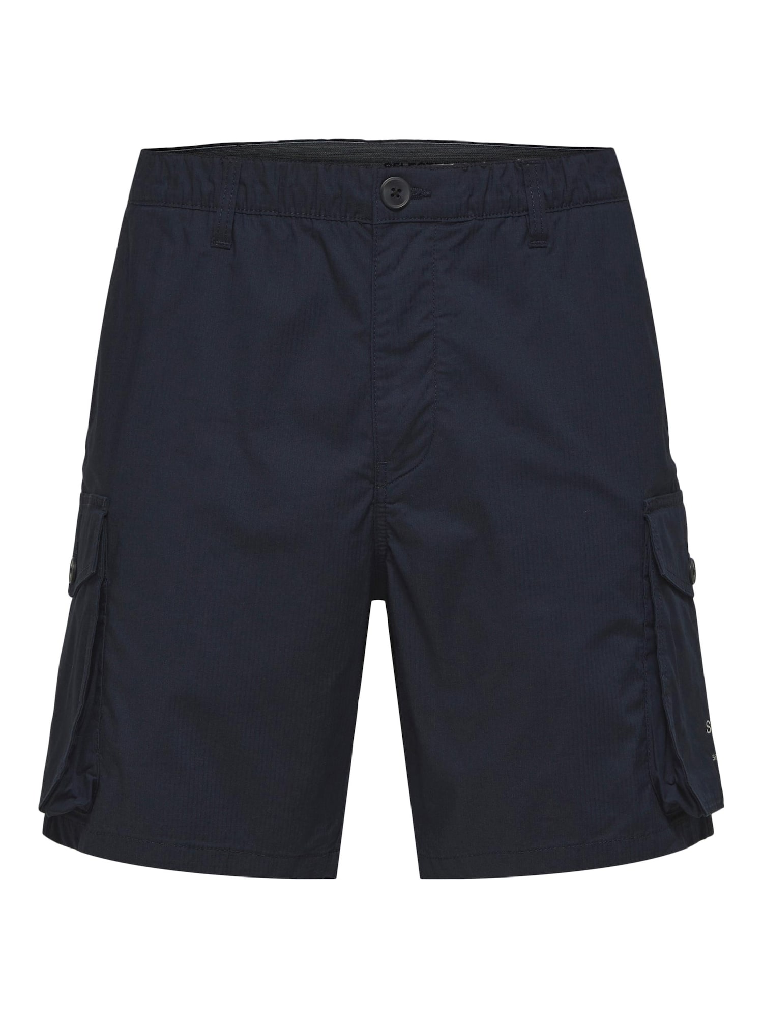 SELECTED HOMME Kargo hlače 'Nevis'  nočno modra / bela