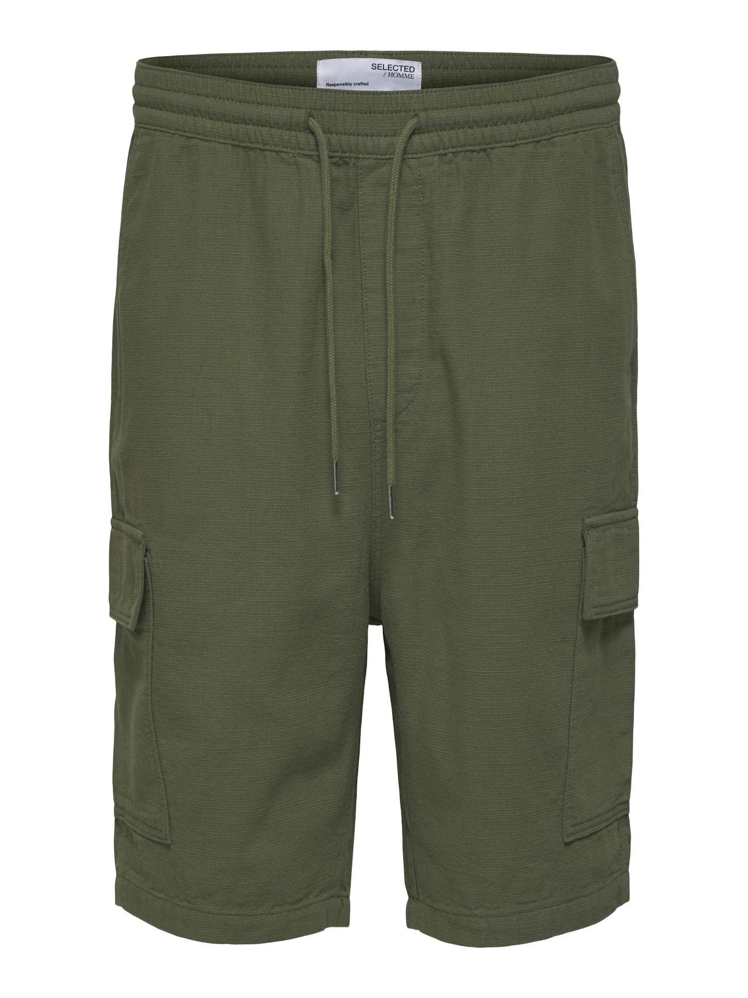 SELECTED HOMME Kargo hlače 'Portland'  oliva
