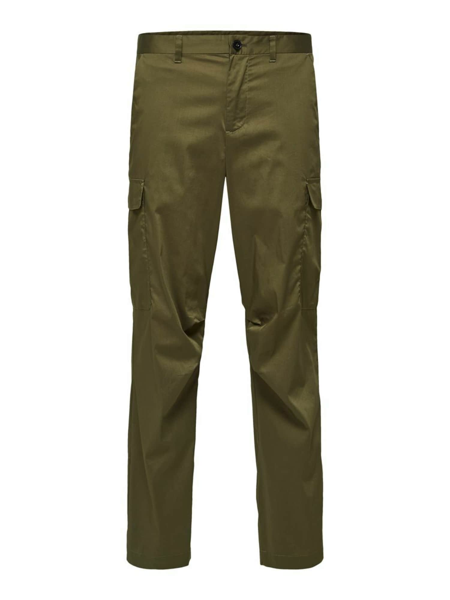 SELECTED HOMME Kargo hlače  zelena