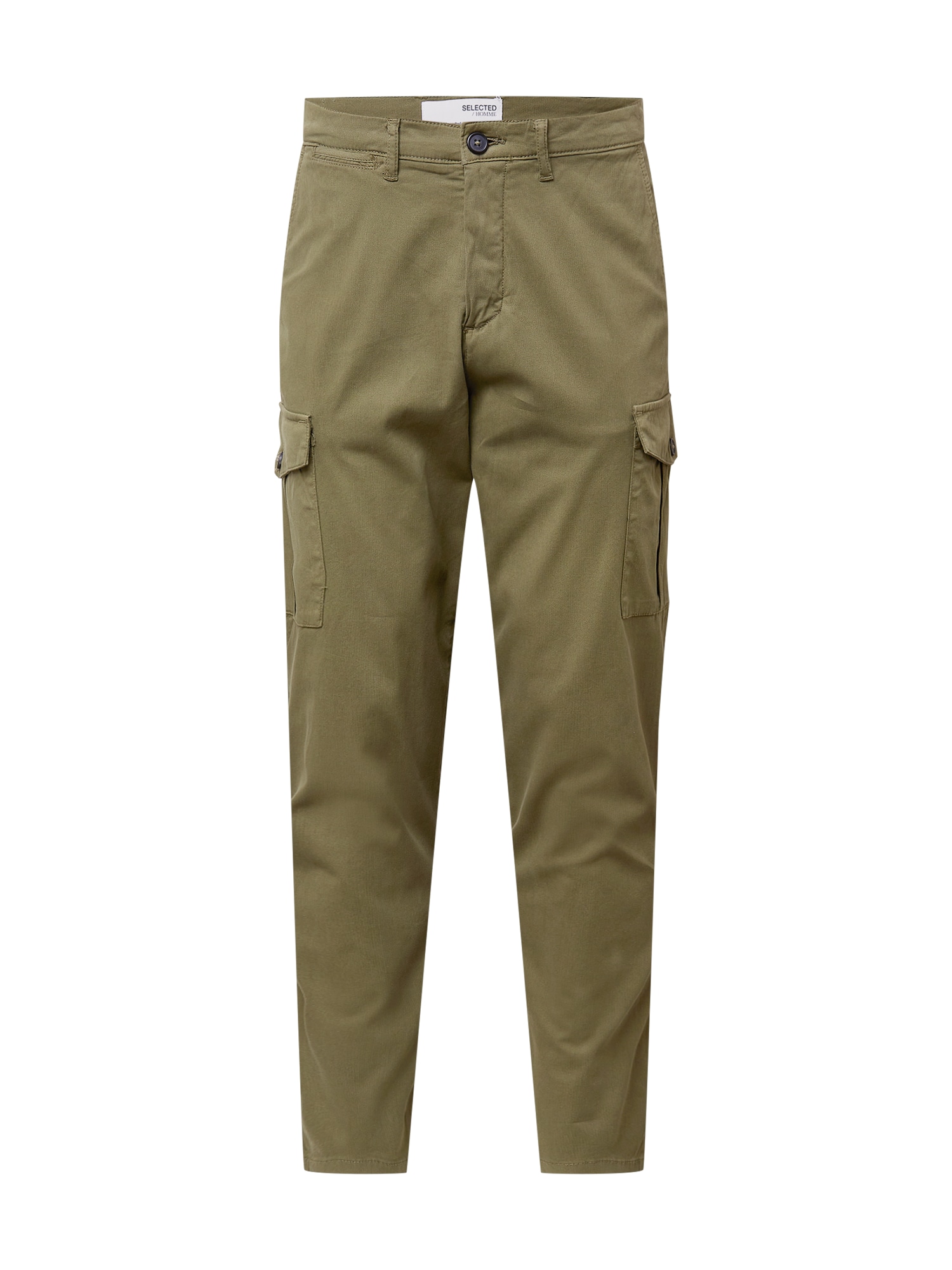 SELECTED HOMME Kargo hlače  zelena