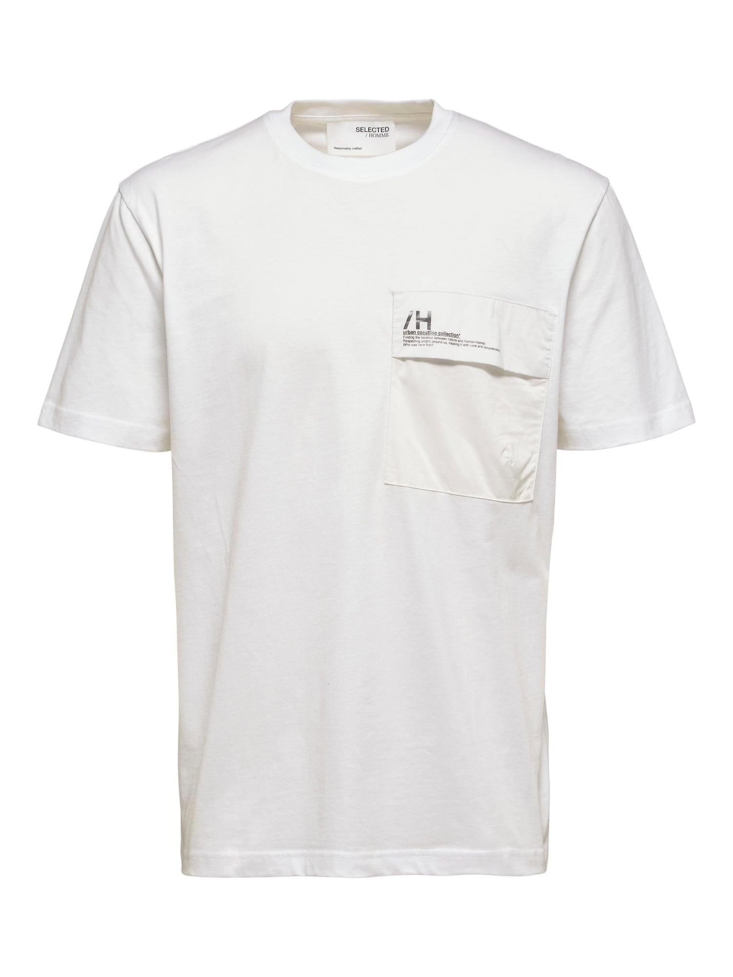 SELECTED HOMME Majica 'Goia'  naravno bela
