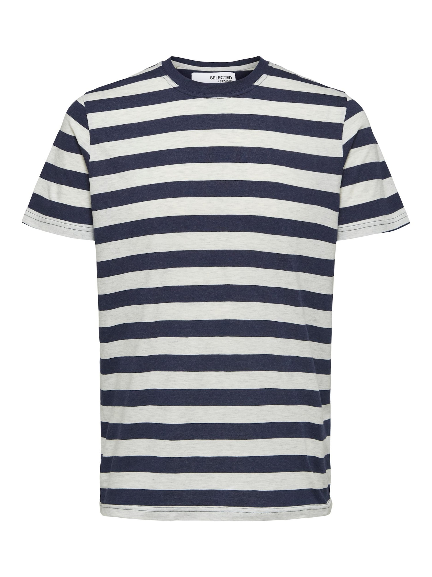 SELECTED HOMME Majica  kremna / modra