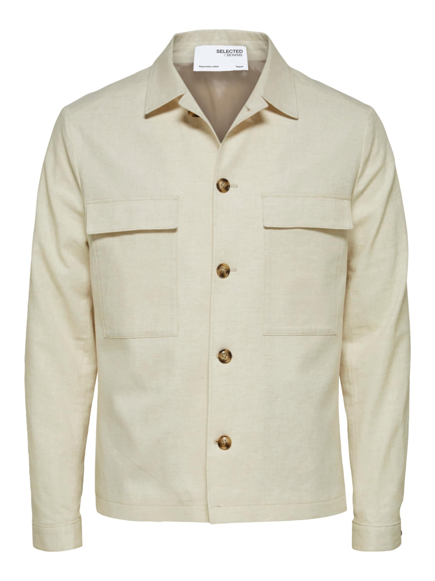 SELECTED HOMME Prehodna jakna 'Martin'  naravno bela