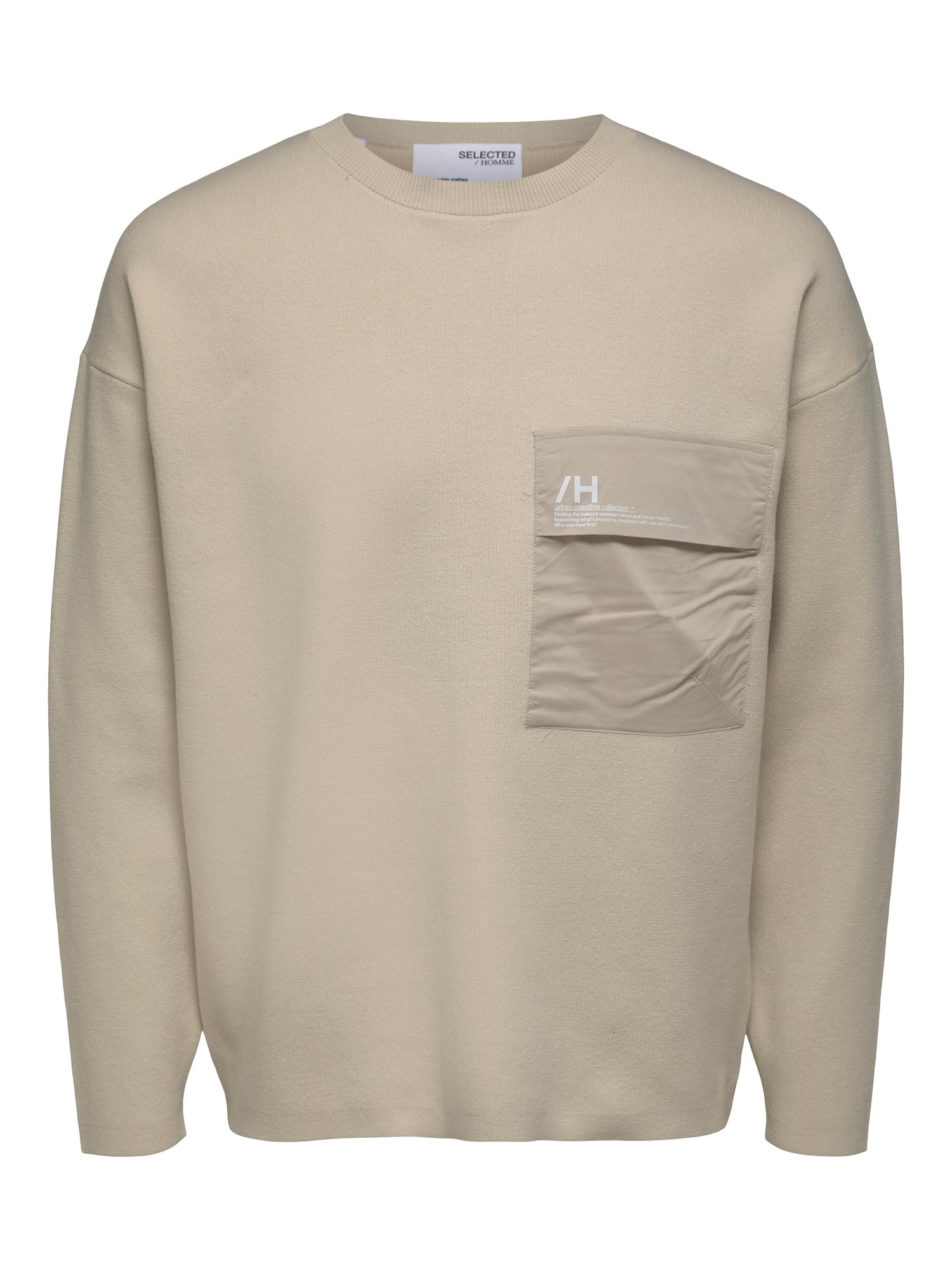 SELECTED HOMME Pulover  bež