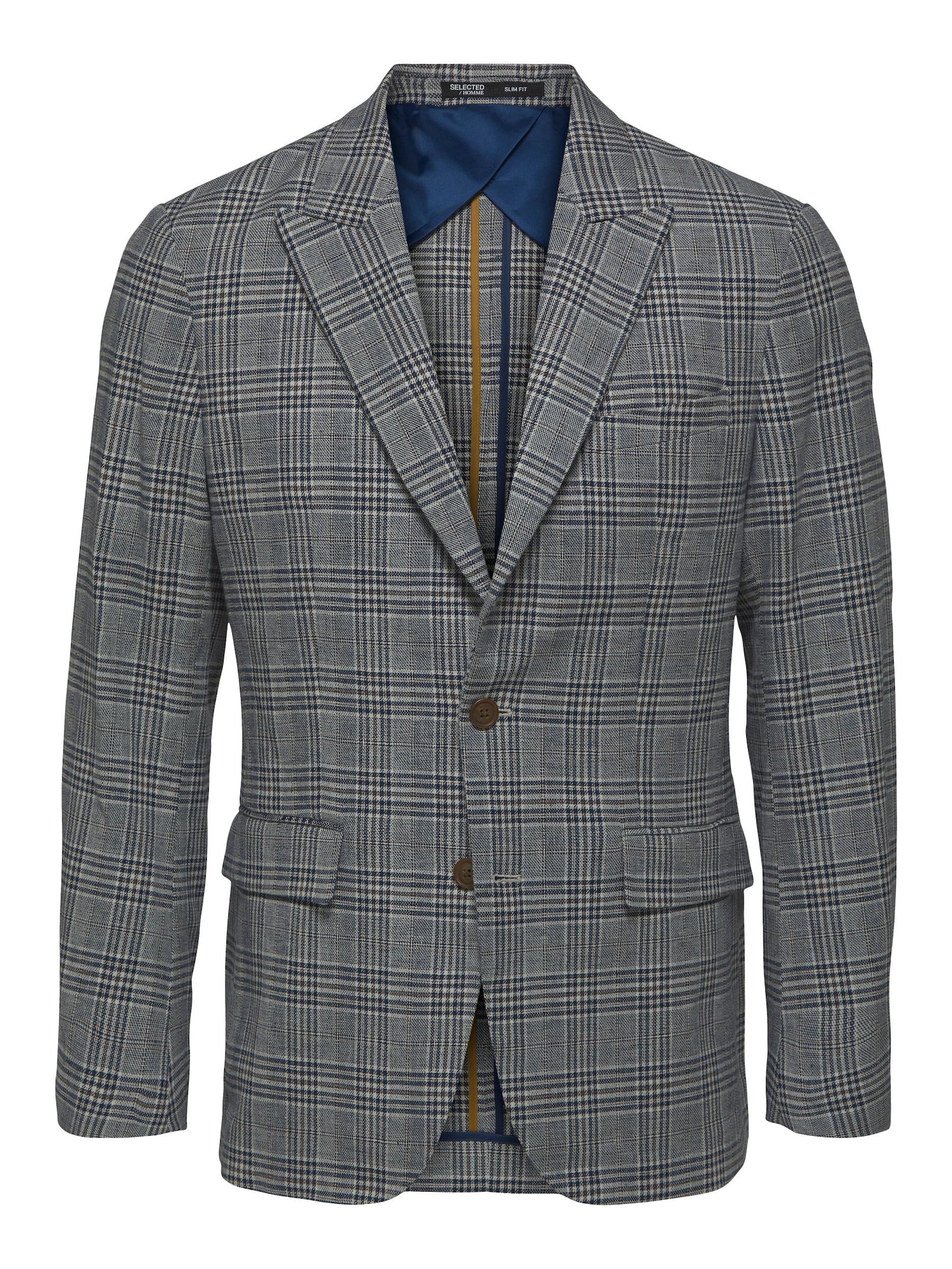 SELECTED HOMME Suknjič 'Noah'  temno modra / siva