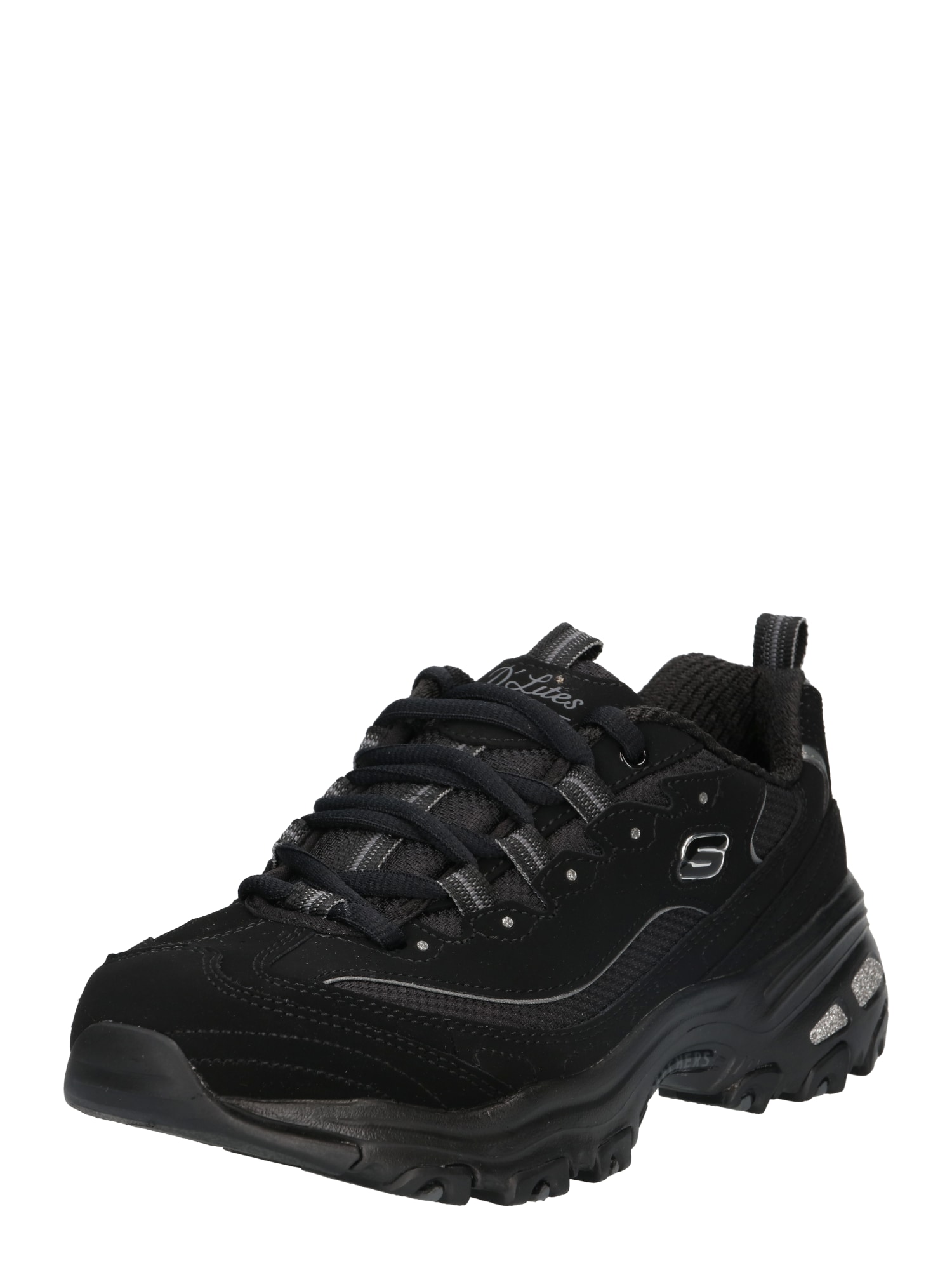 SKECHERS Nizke superge 'D'Lites Biggest Fan'  črna
