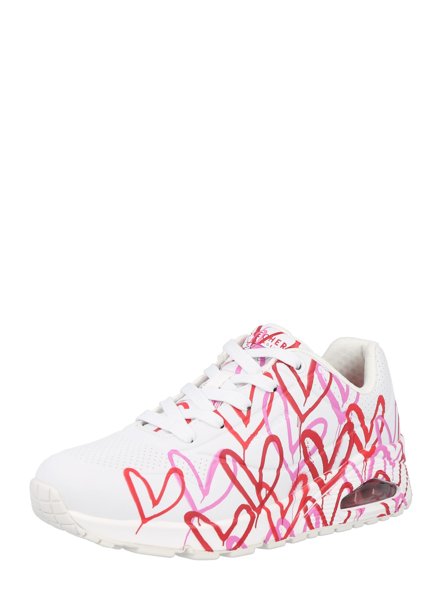 SKECHERS Nizke superge 'Spread the Love'  roza / rdeča / bela