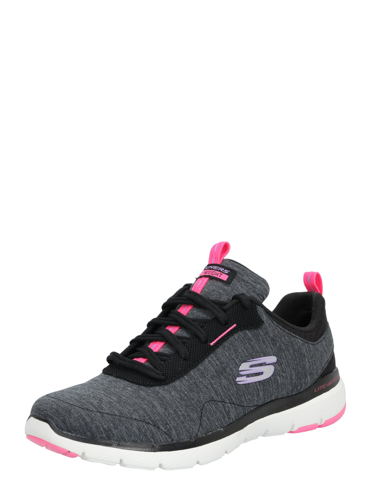 SKECHERS Nizke superge  temno siva / roza / črna
