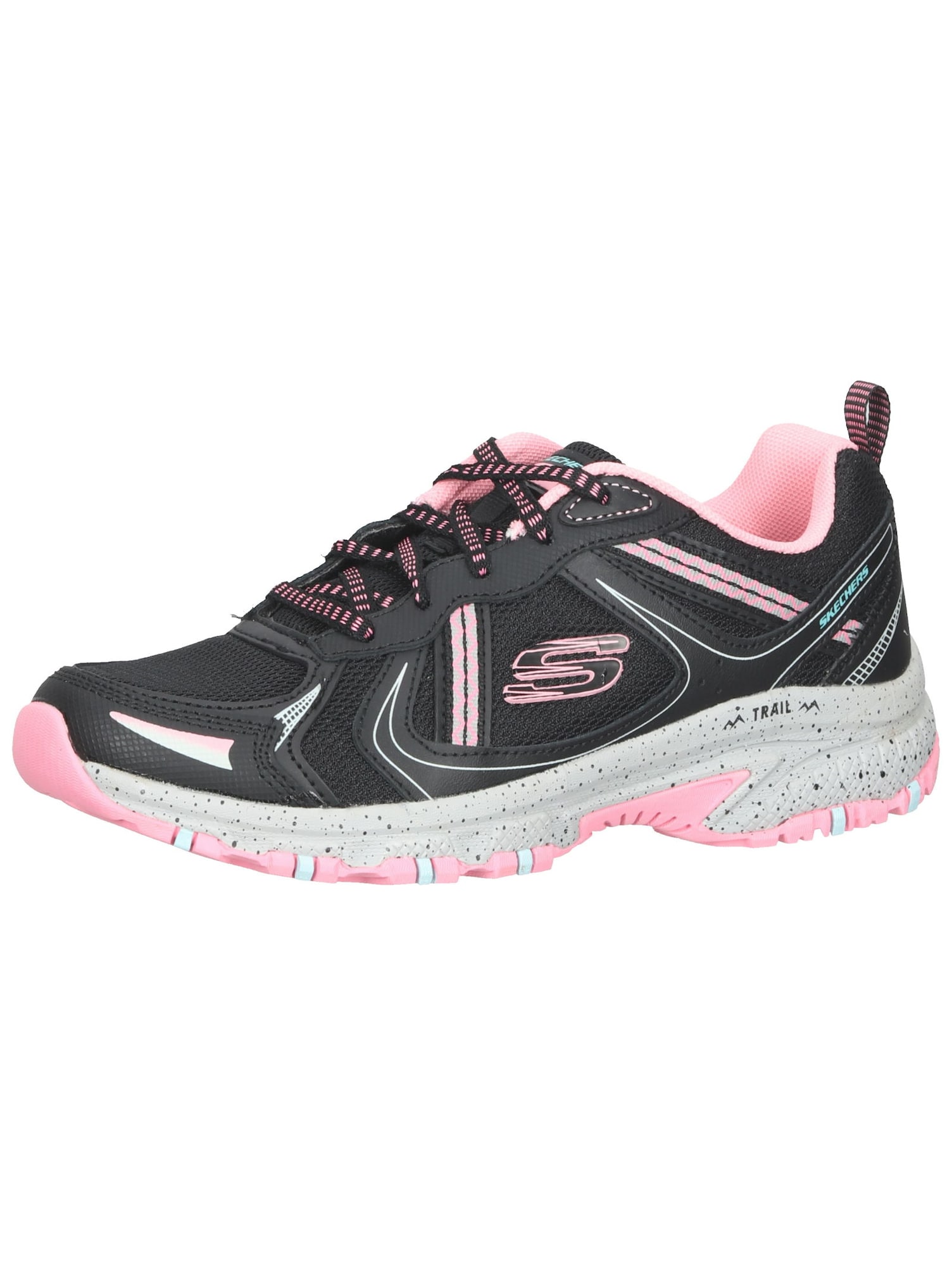 SKECHERS Nizke superge  voda / roza / črna