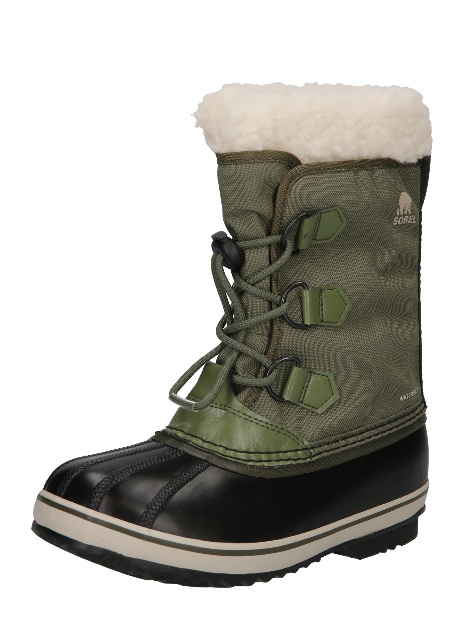 SOREL Škornji za v sneg  kremna / kaki / črna