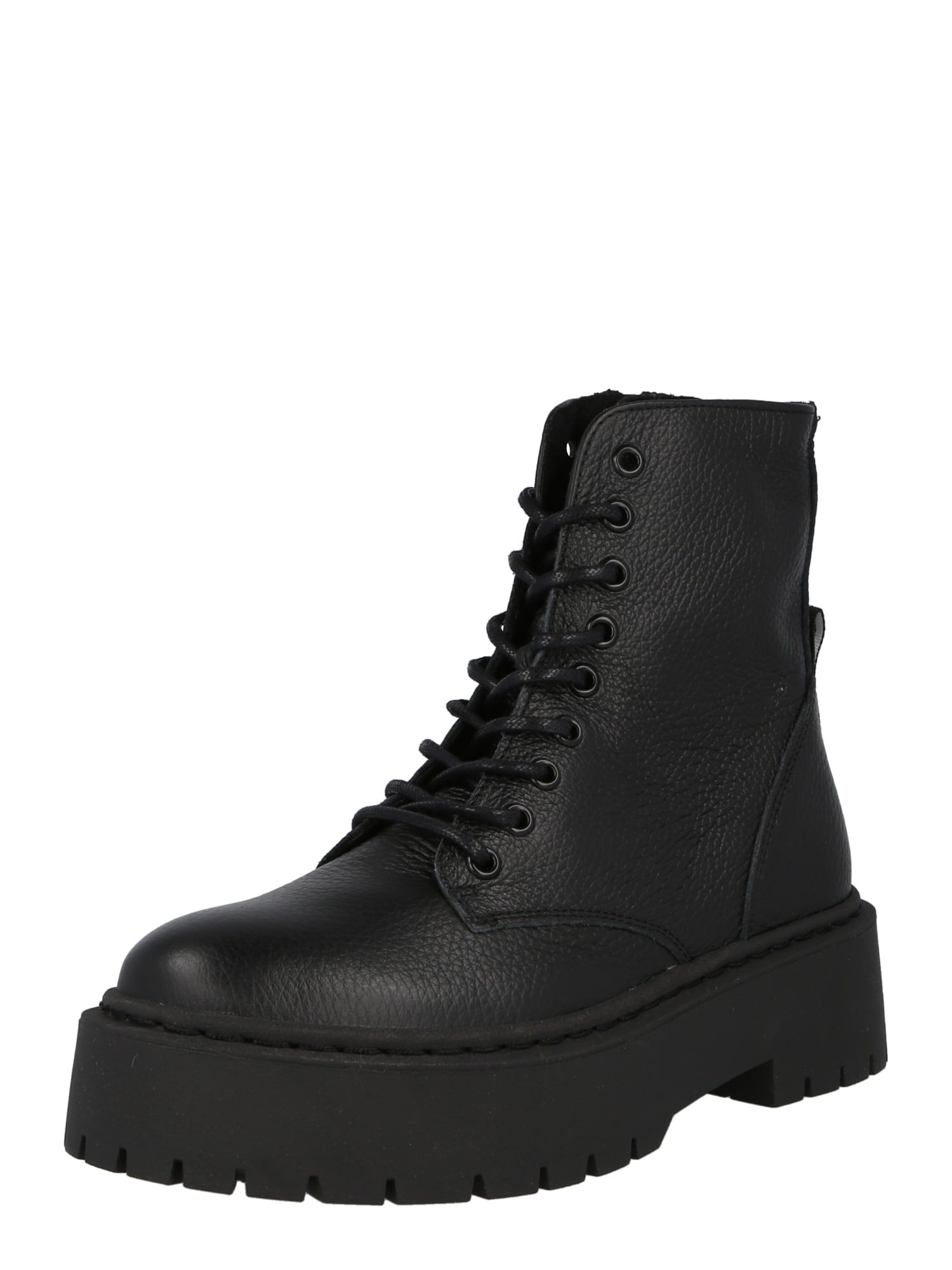 STEVE MADDEN Gležnarji z vezalkami 'SKYLAR'  črna