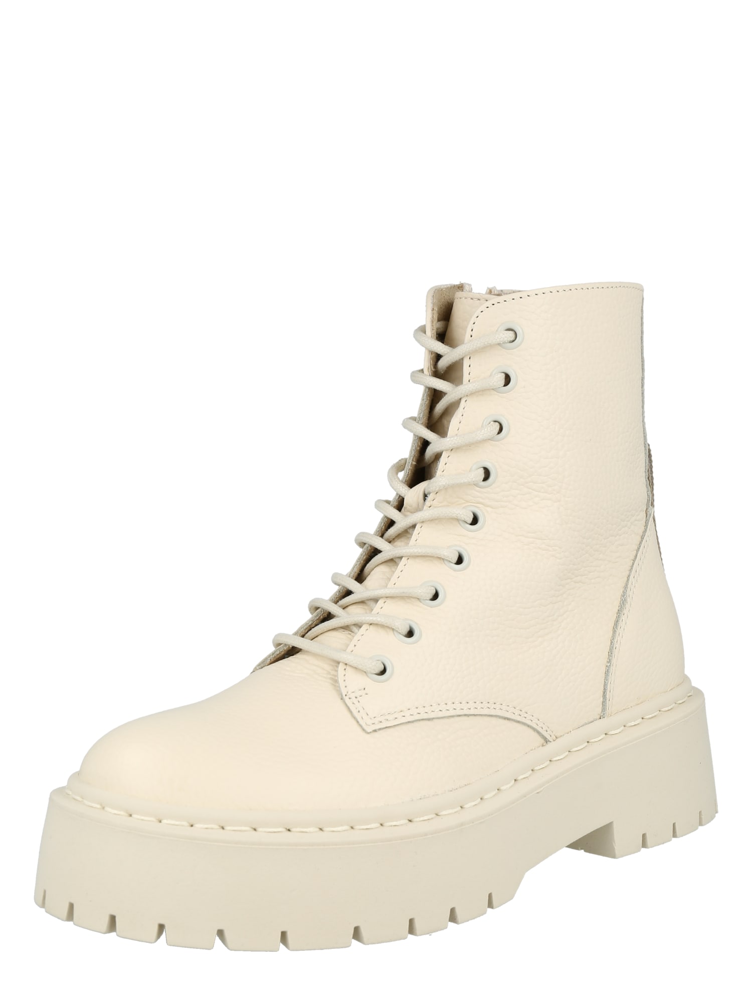 STEVE MADDEN Gležnarji z vezalkami 'SKYLAR'  kremna