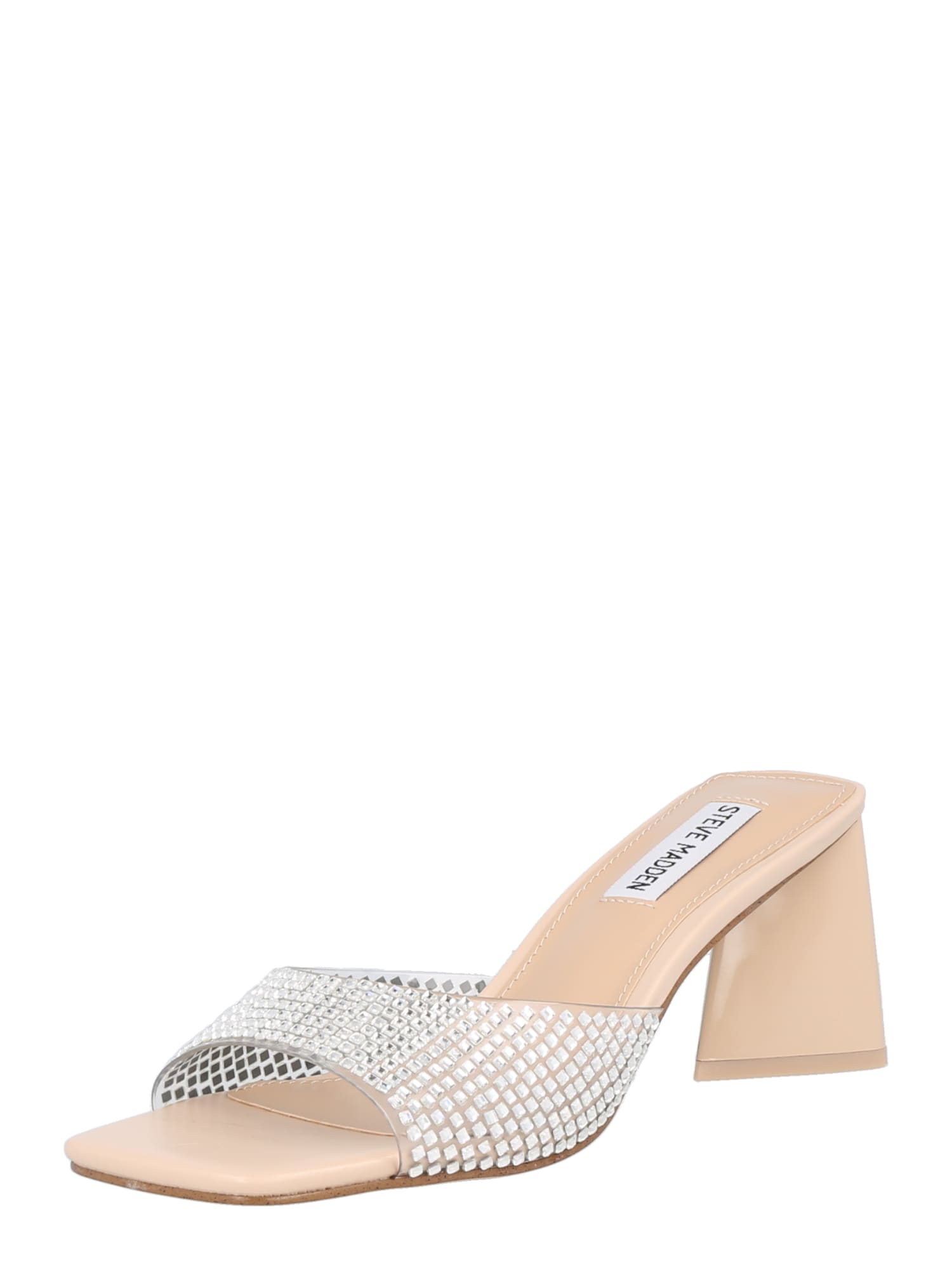 STEVE MADDEN Nizki natikači 'Marseille'  bež / srebrna / transparentna