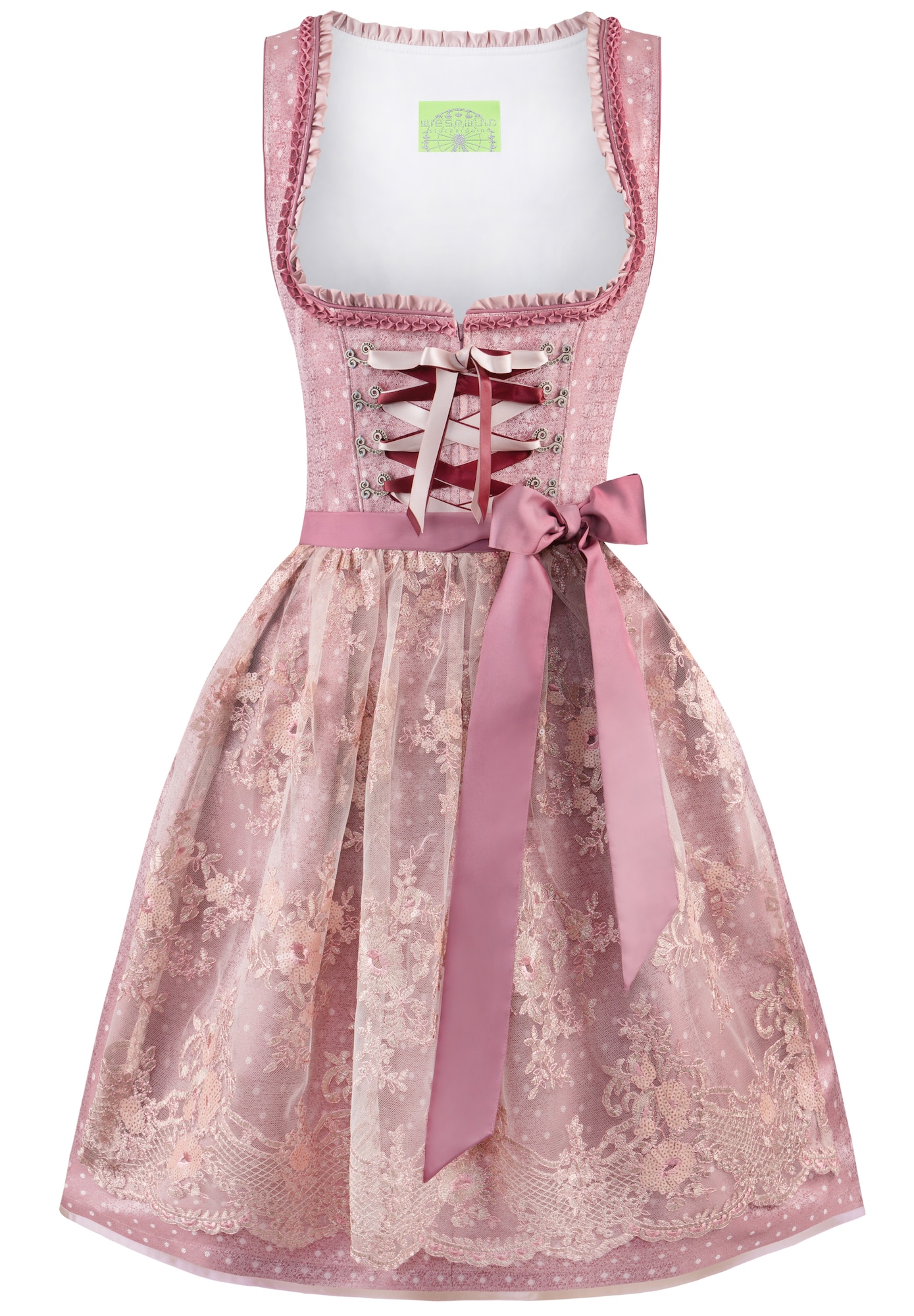 STOCKERPOINT Dirndl  roza / roza / bela