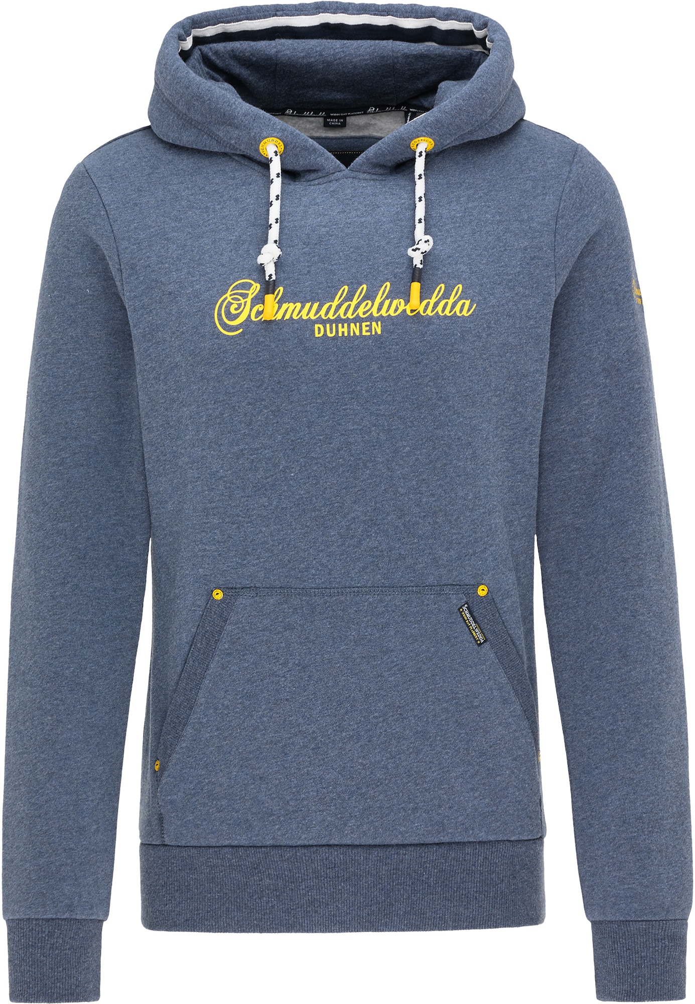 Schmuddelwedda Majica 'Duhnen'  progasto modra / rumena