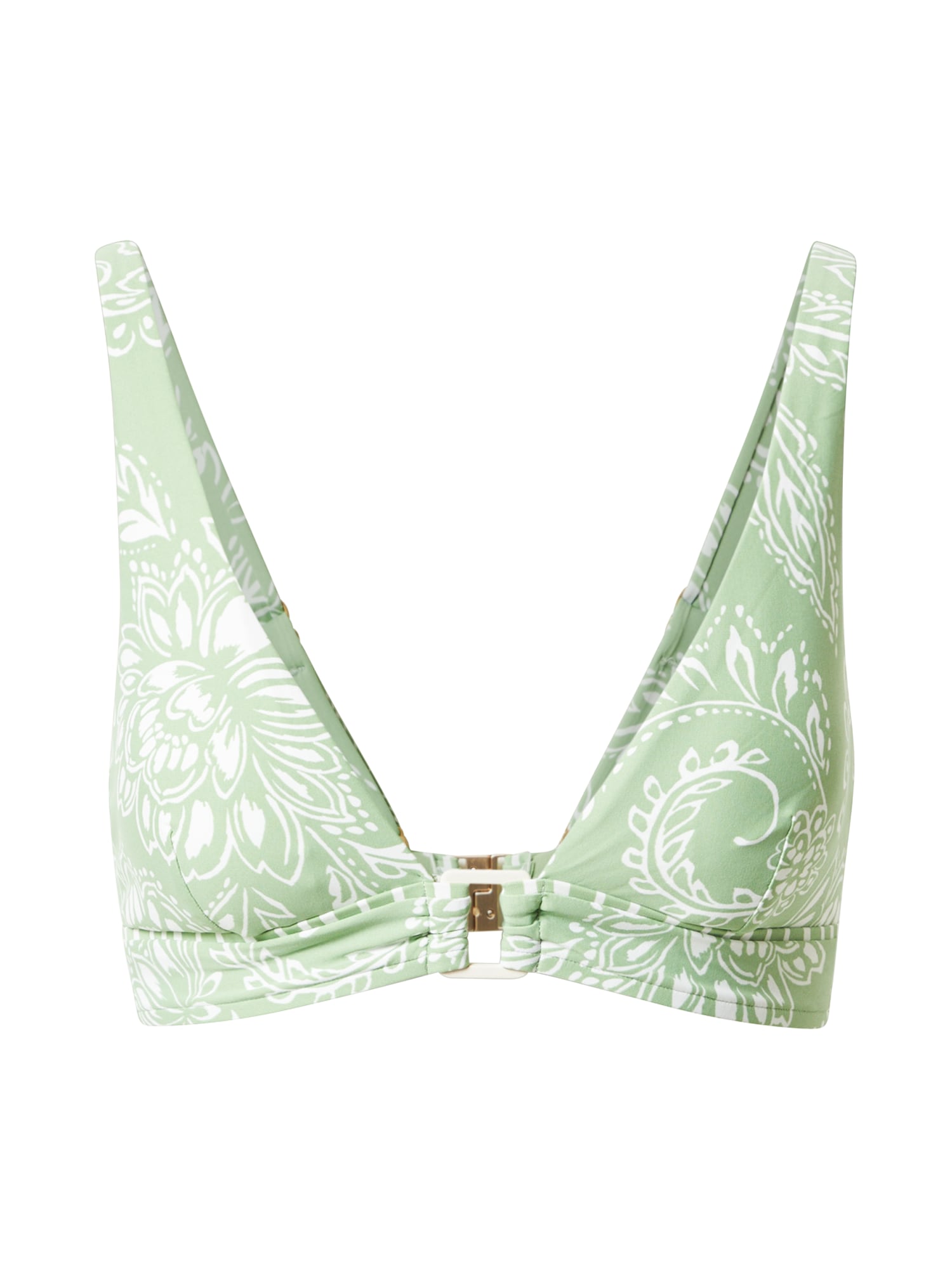 Seafolly Bikini zgornji del  pastelno zelena / bela