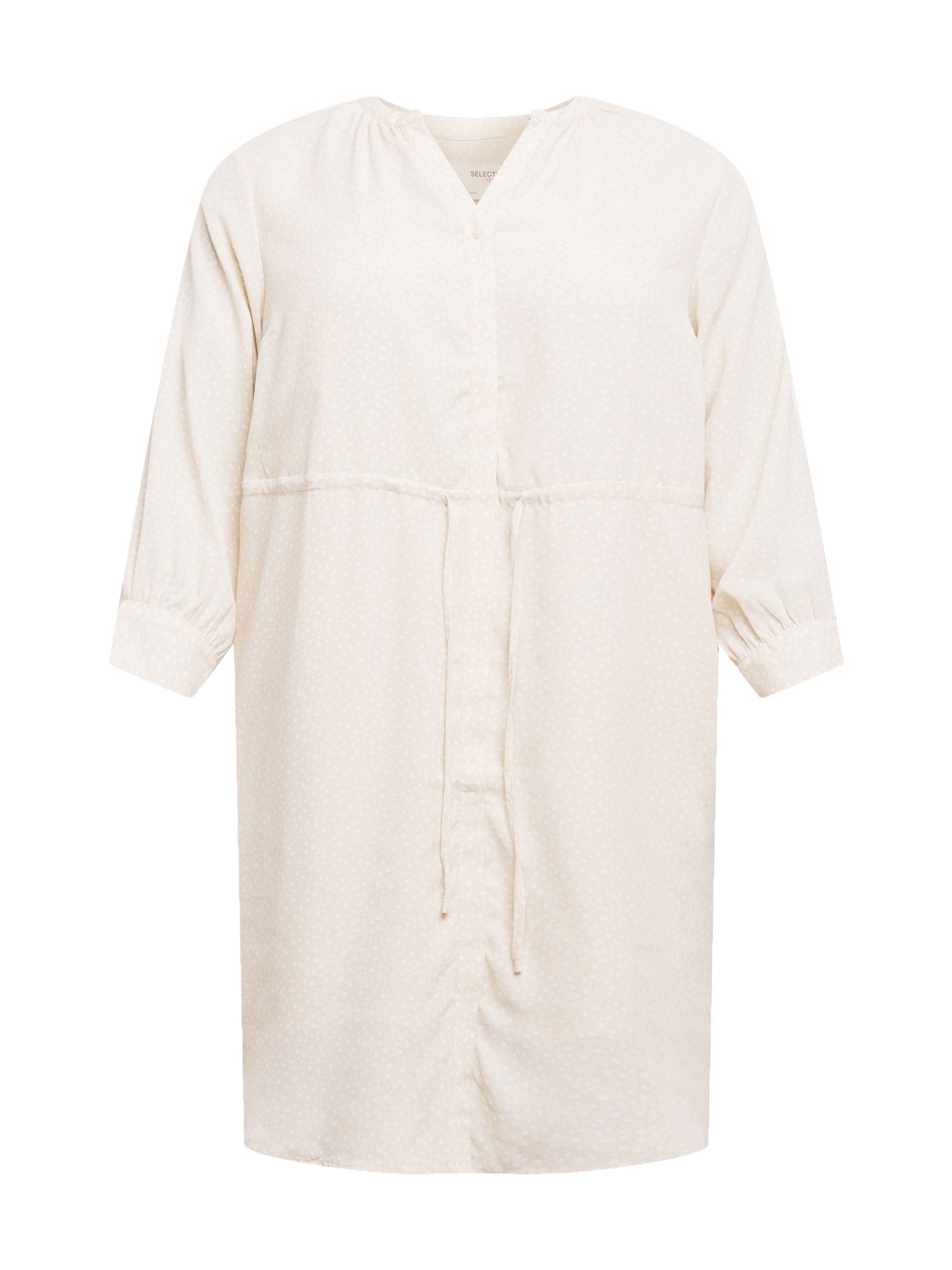 Selected Femme Curve Dolga srajca 'Kamina'  kremna / bela