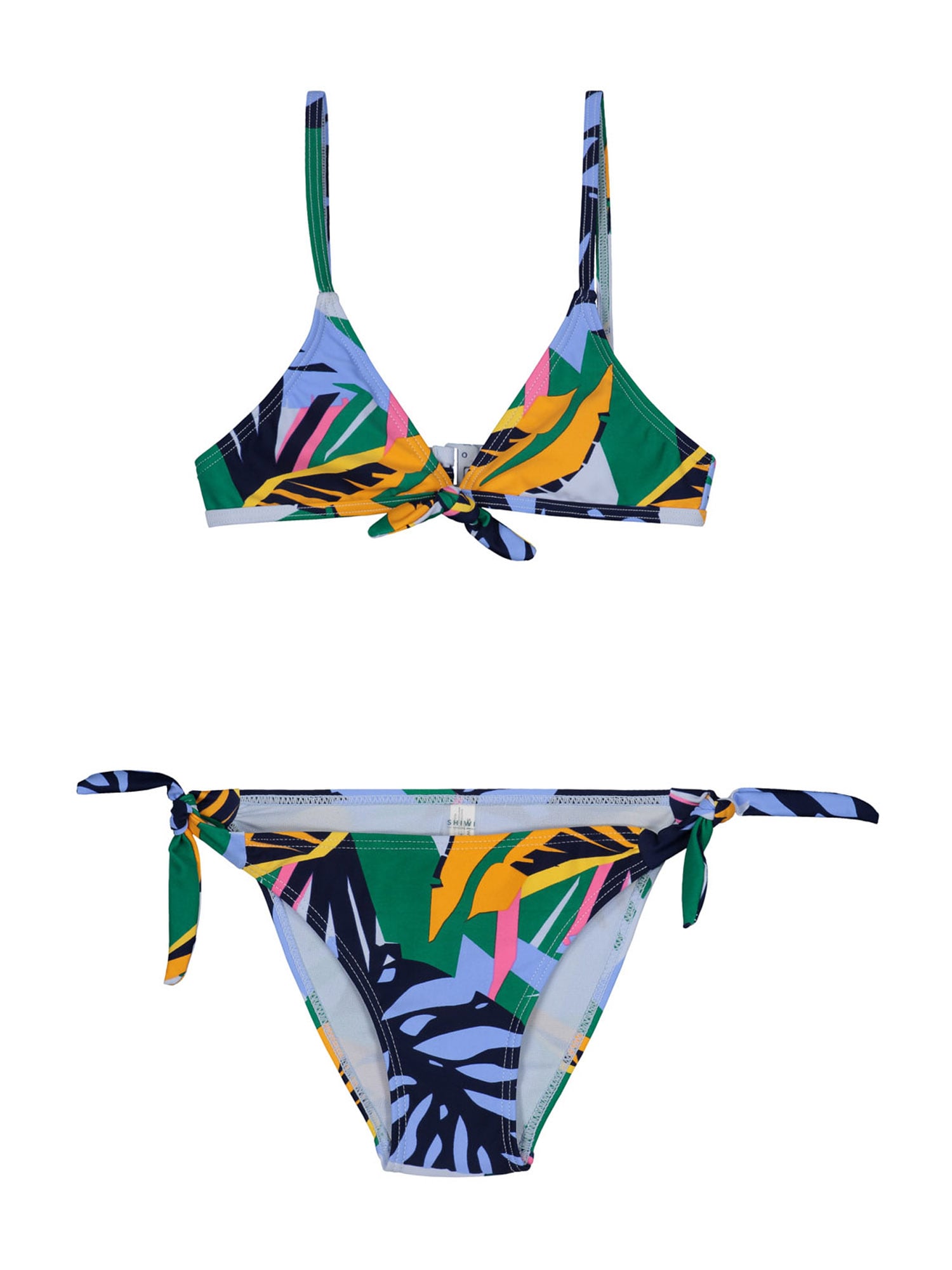 Shiwi Bikini 'Frangipani'  mornarska / dimno modra / žafran / zelena / roza