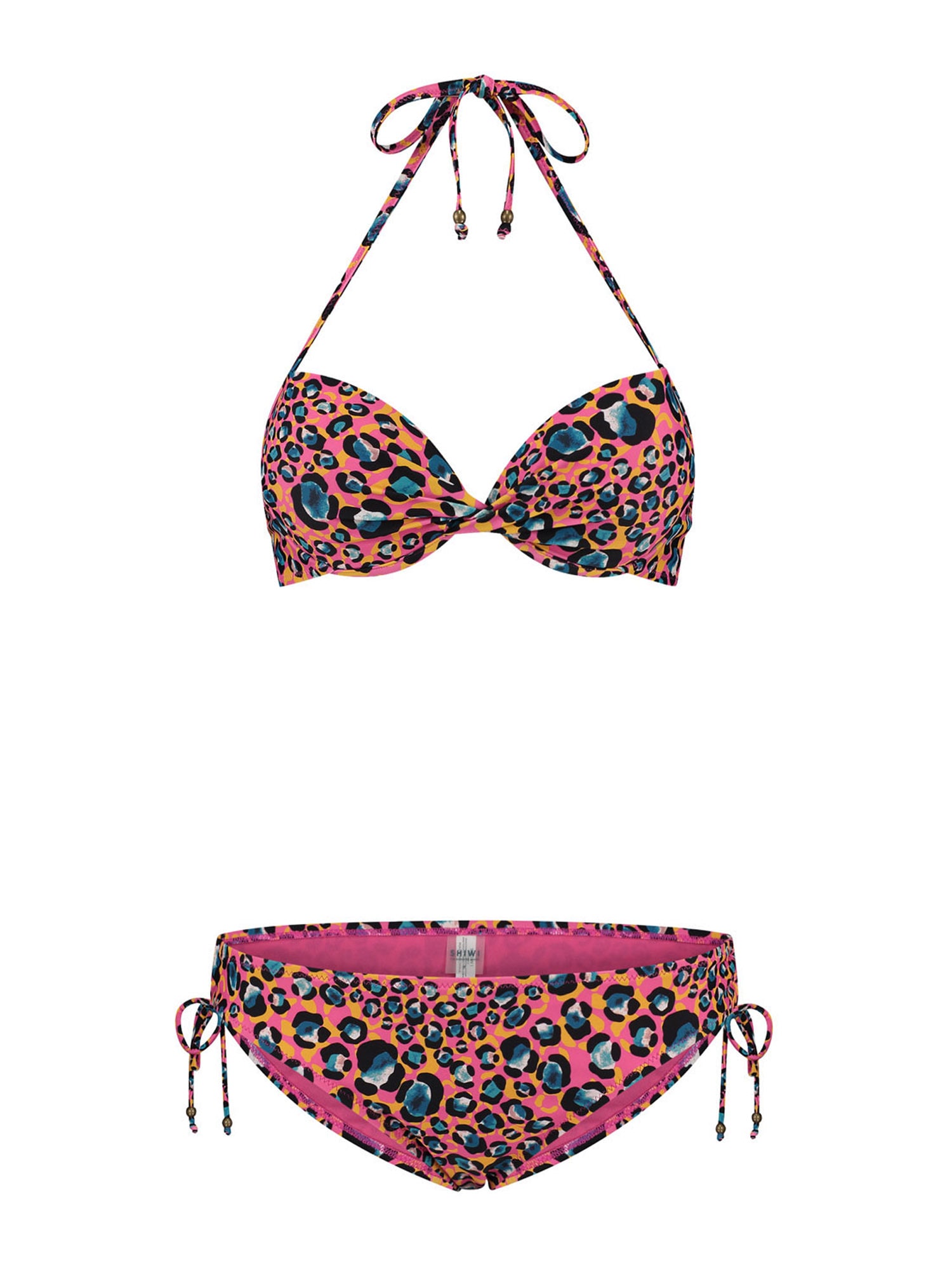 Shiwi Bikini  nebeško modra / zlato-rumena / greige / svetlo roza / črna