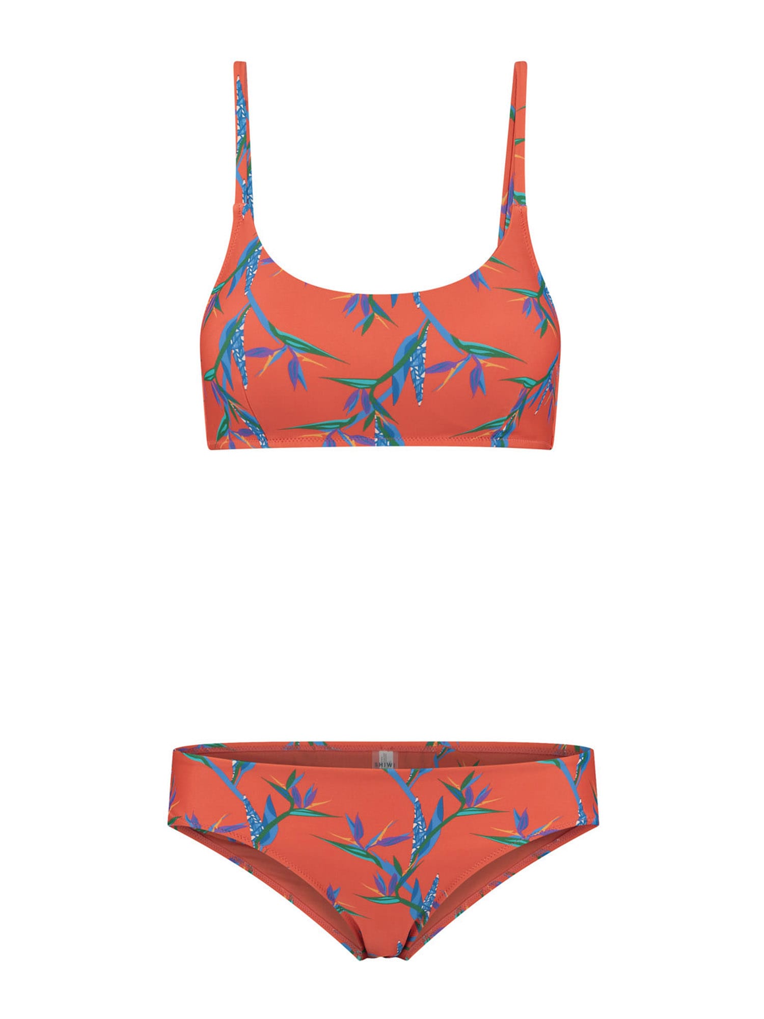 Shiwi Bikini  turkizna / svetlo lila / oranžna / oranžno rdeča