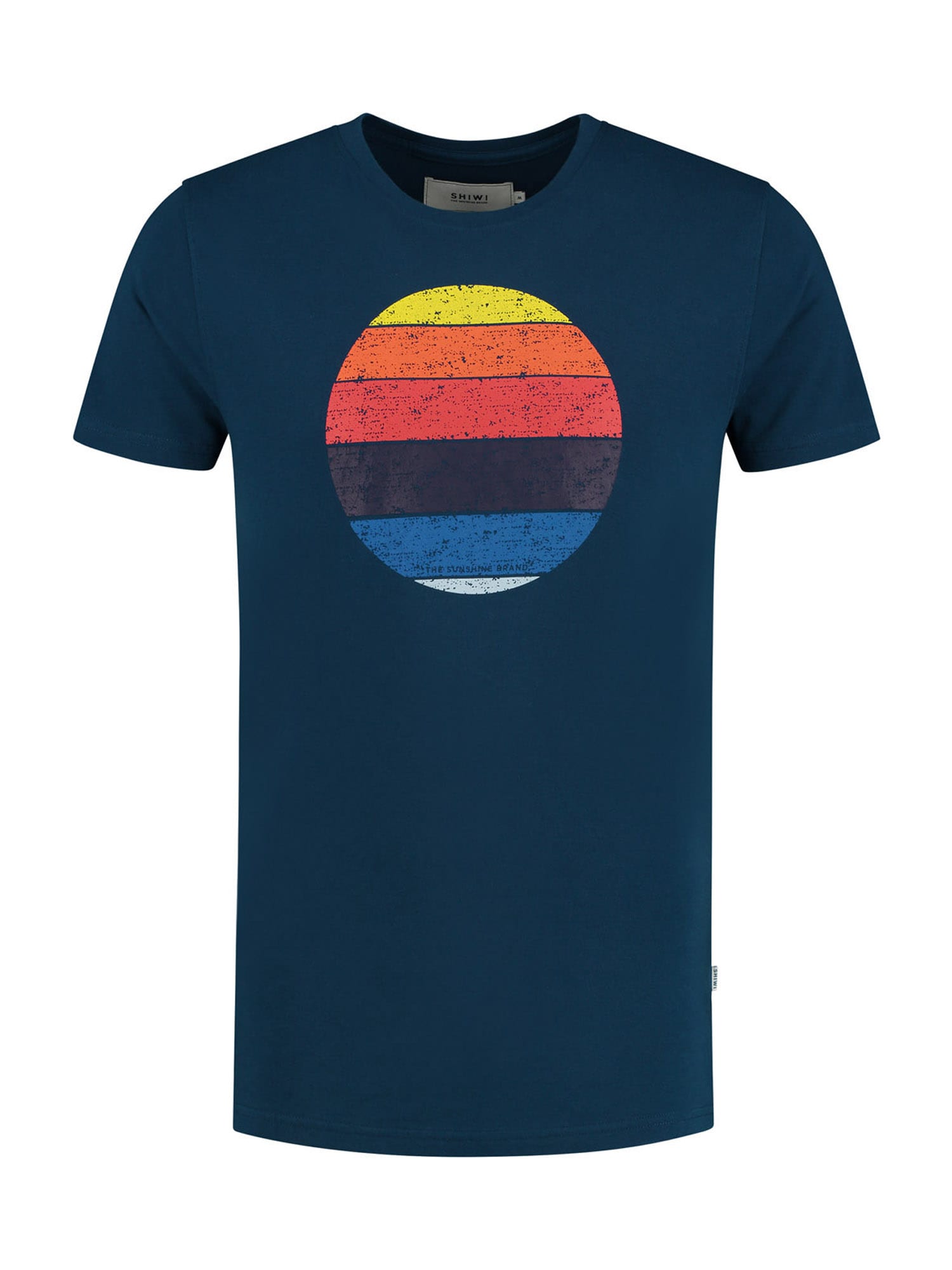 Shiwi Majica 'Sunset Shades'  modra / nebeško modra / rumena / jajčevec / rdeča