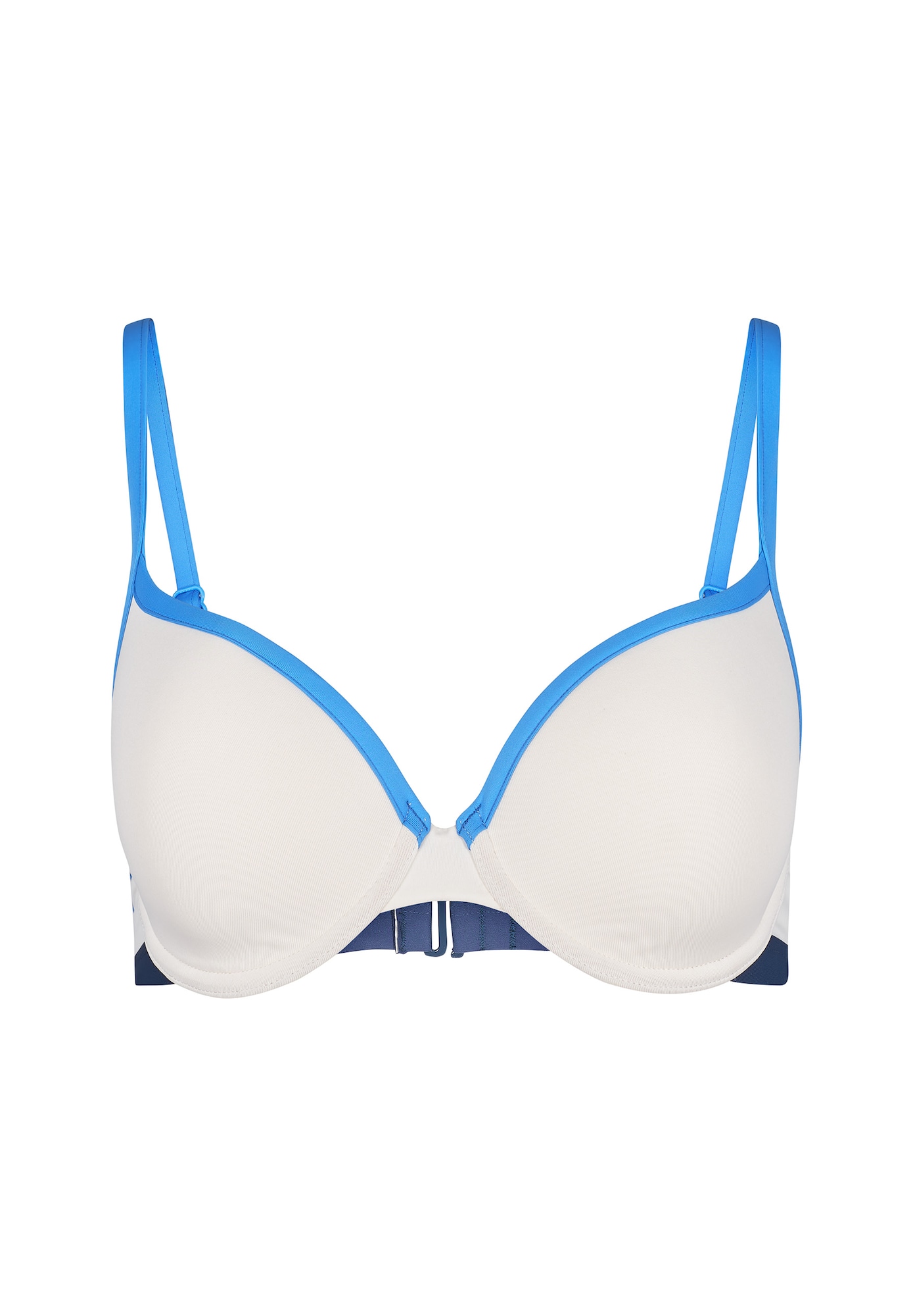 Skiny Bikini zgornji del  svetlo modra / temno modra / bela