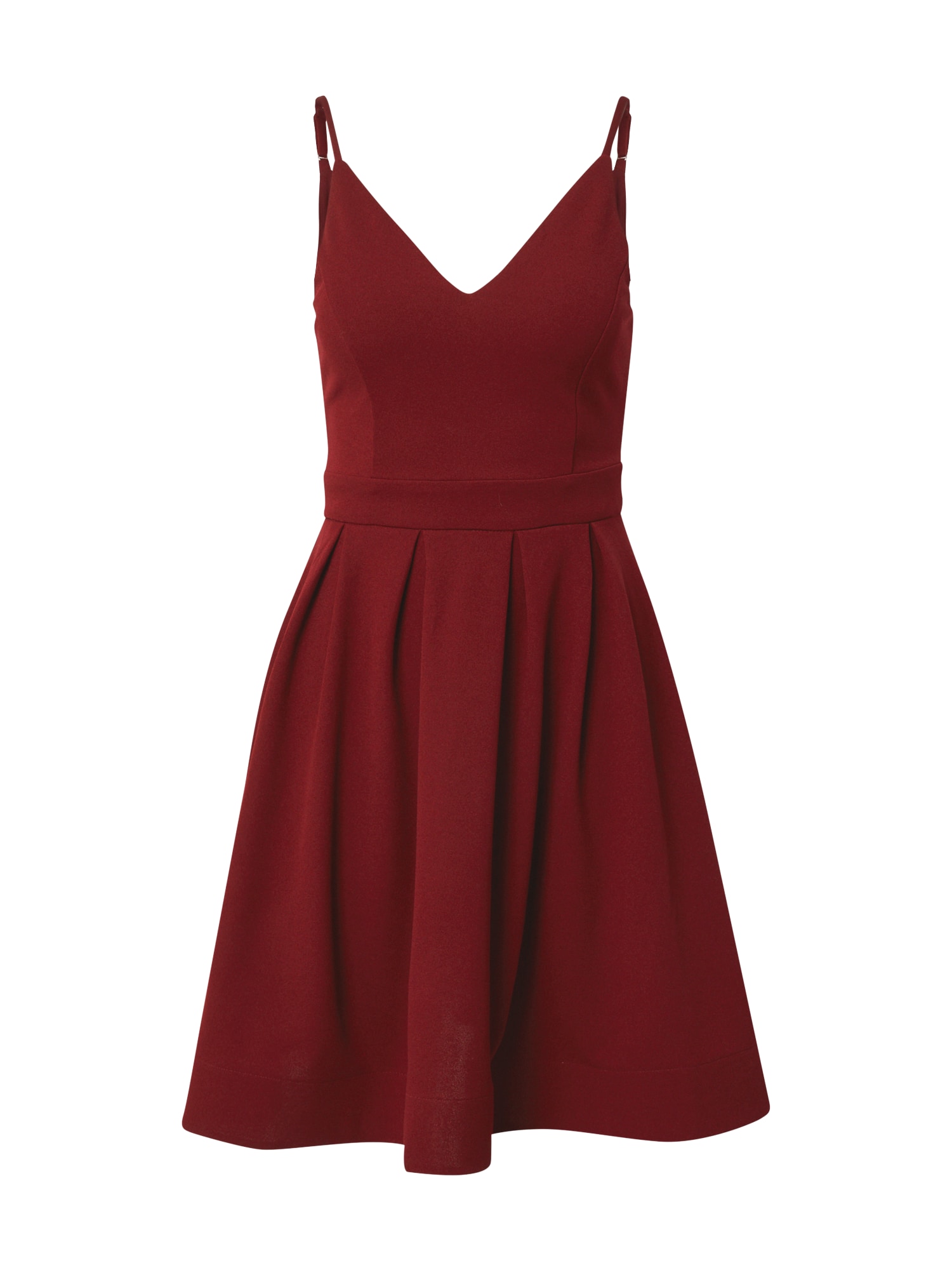 Skirt & Stiletto Koktejl obleka  temno rdeča