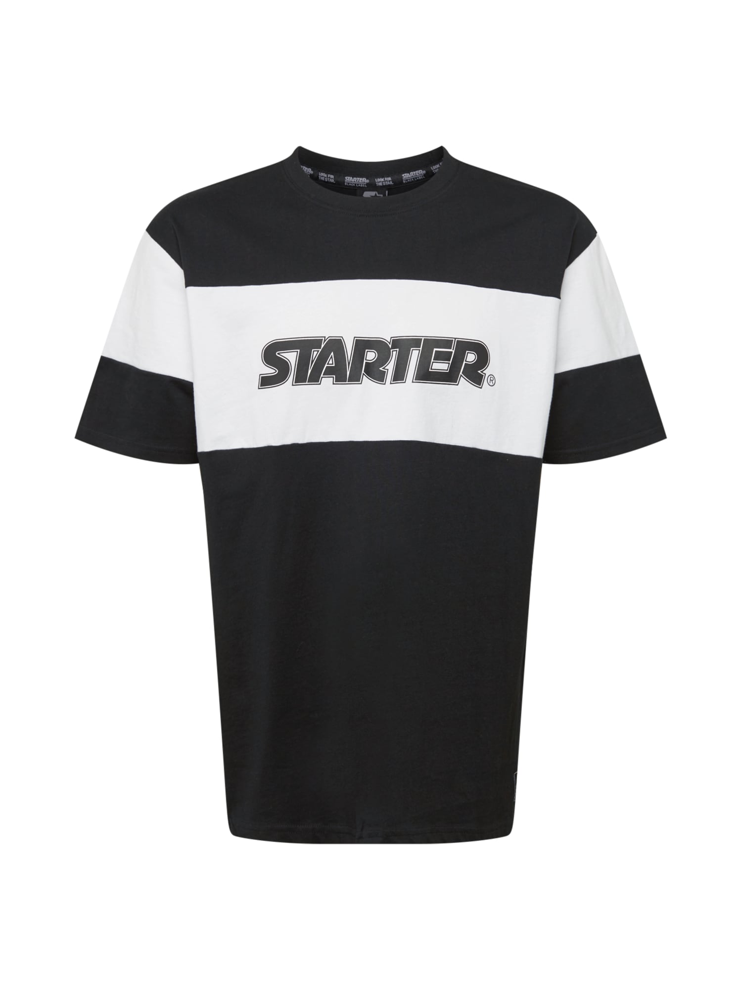 Starter Black Label Majica  črna / bela