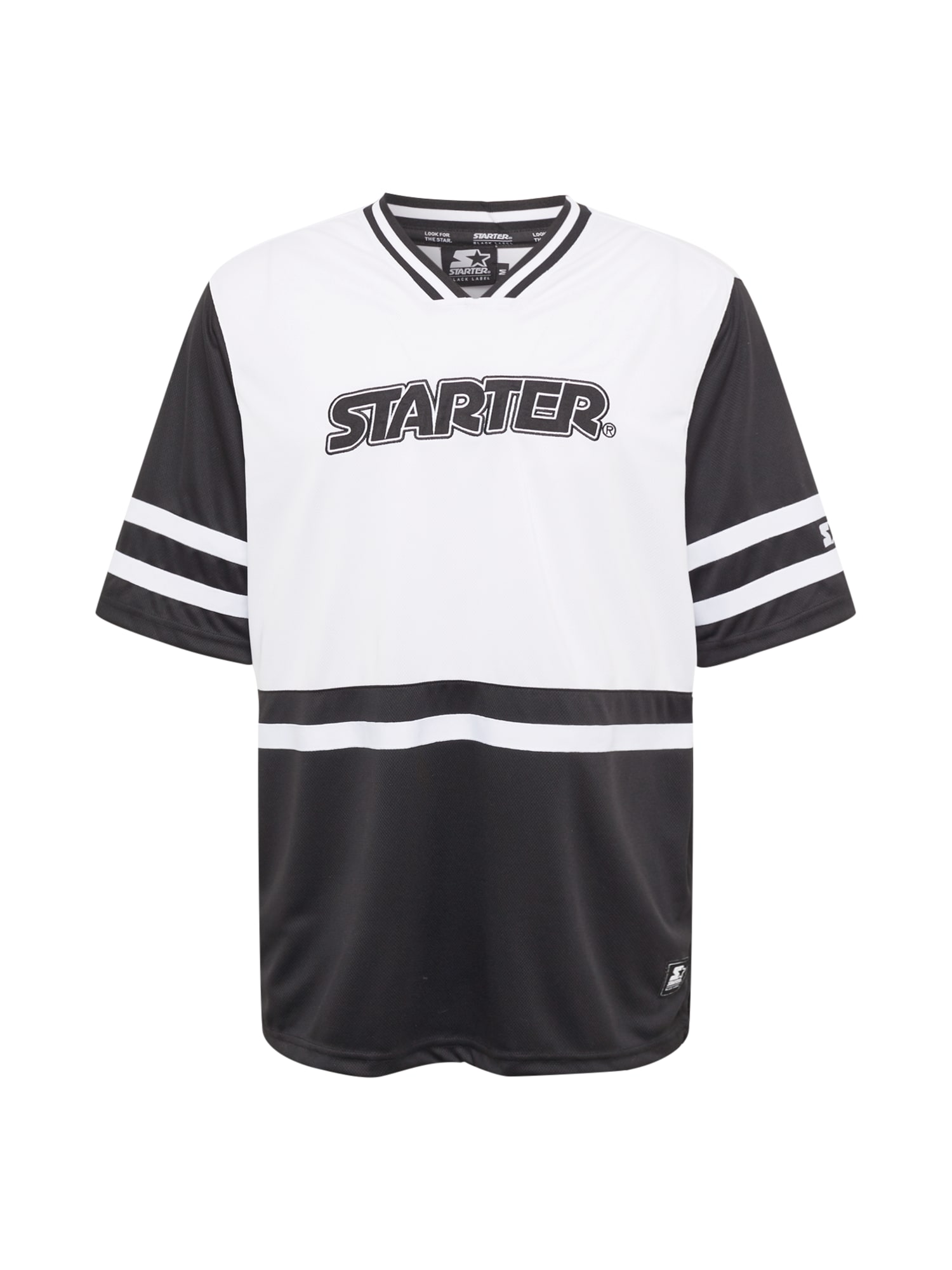 Starter Black Label Majica  črna / bela