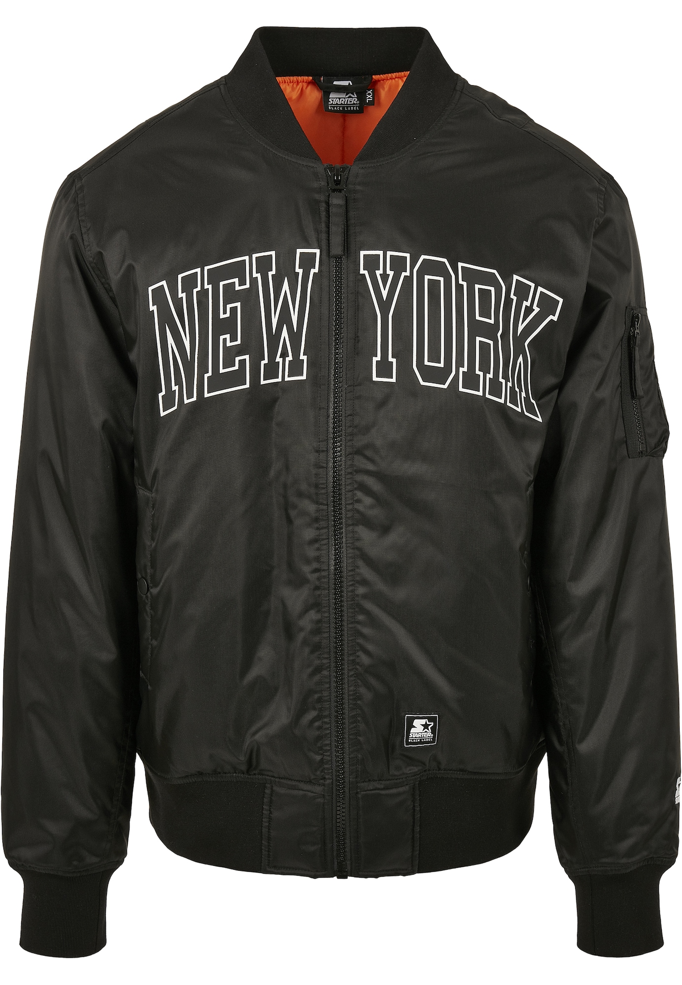 Starter Black Label Prehodna jakna 'New York'  črna / bela