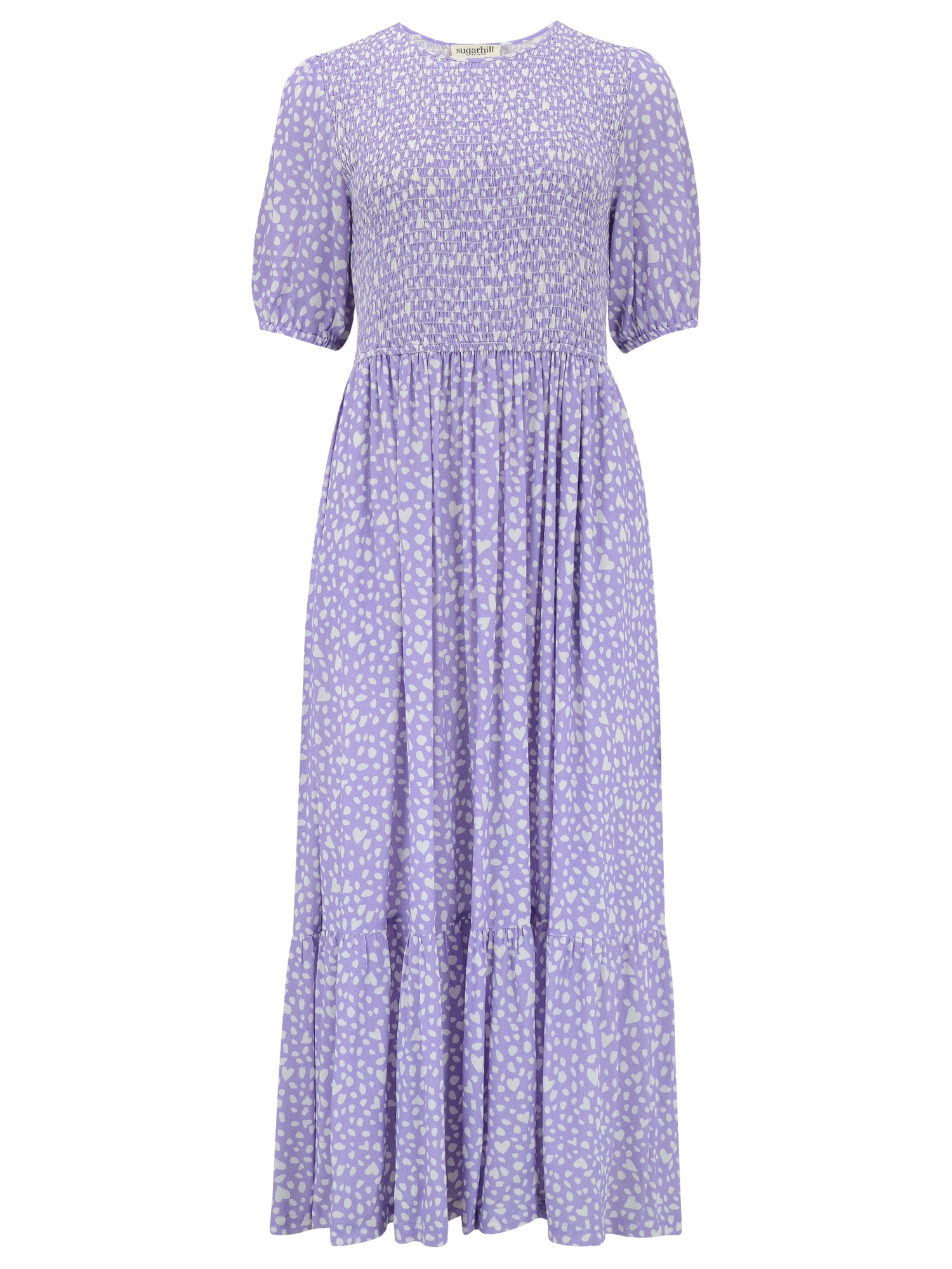 Sugarhill Brighton Obleka 'Arabella'  lila / bela