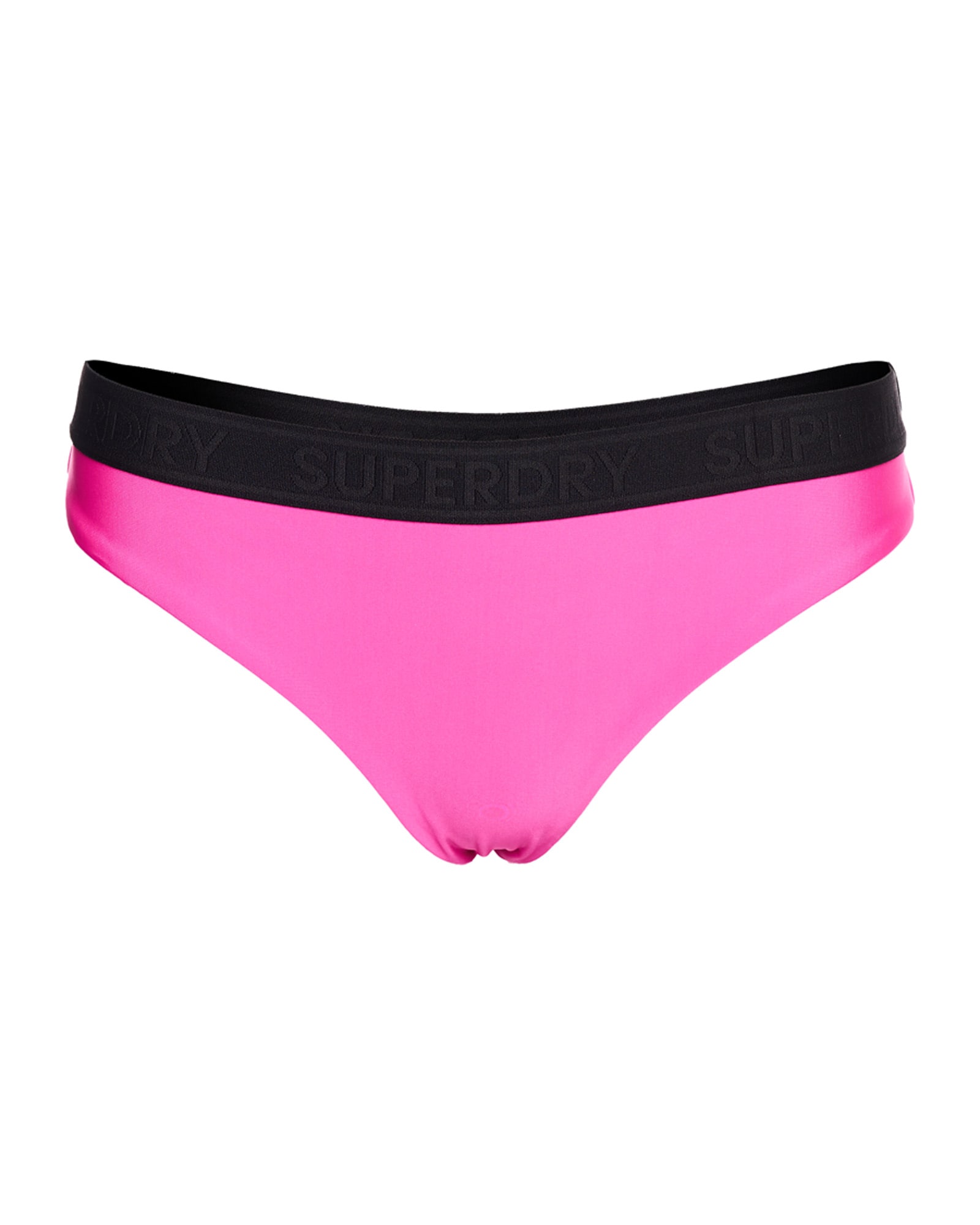Superdry Bikini hlačke  temno roza / črna