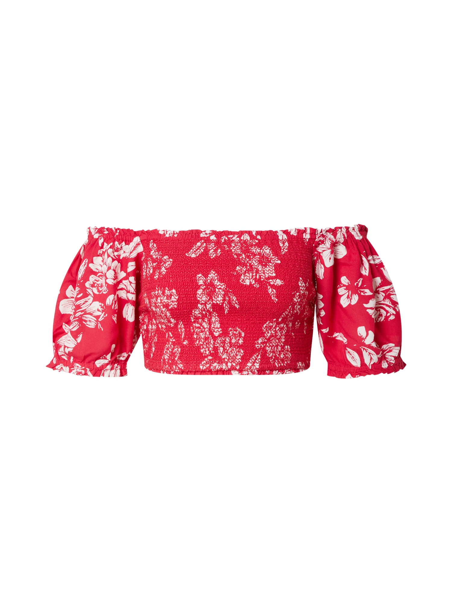 Superdry Bluza  rdeča / bela