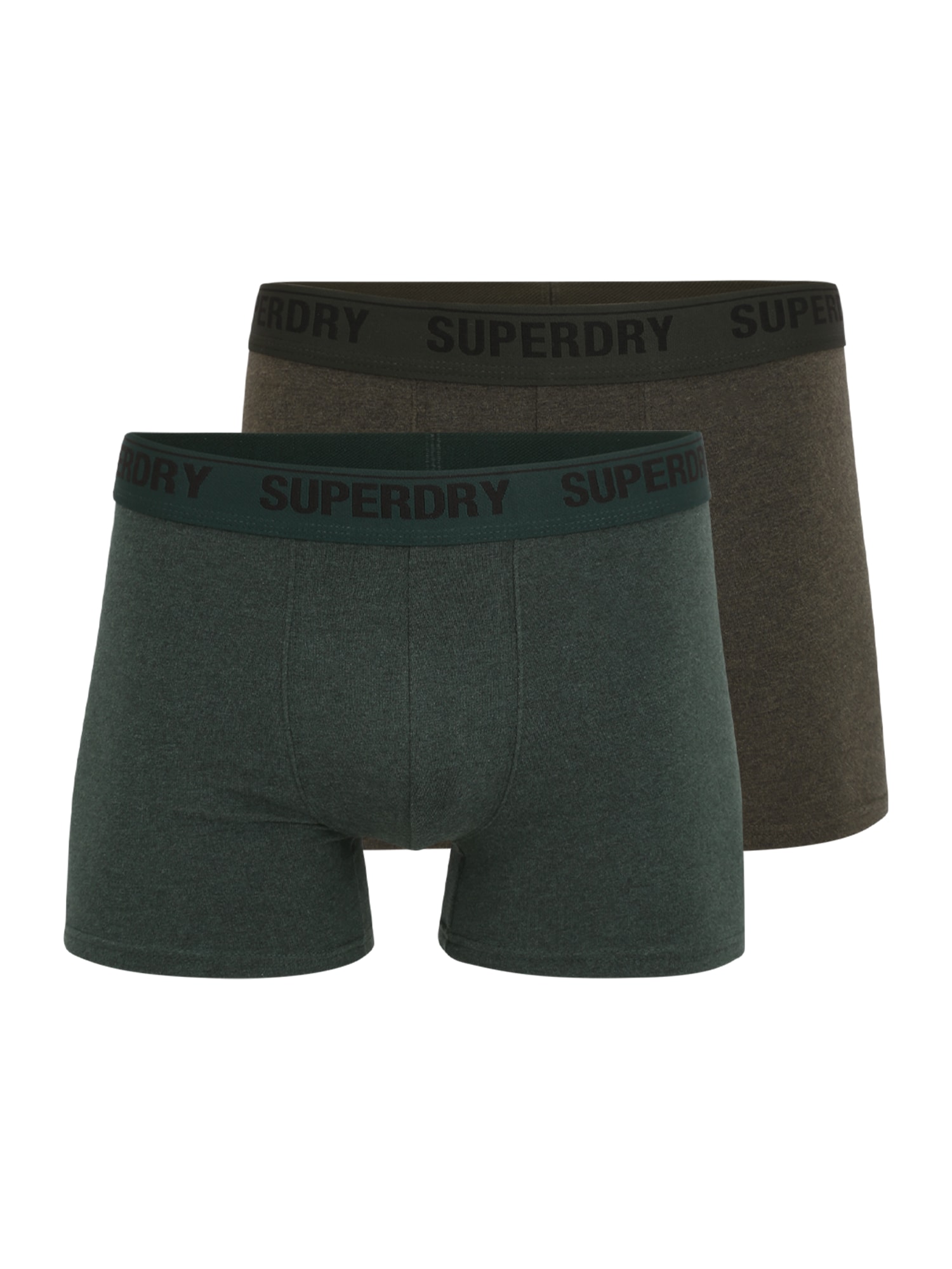 Superdry Boksarice  kaki / temno zelena / črna