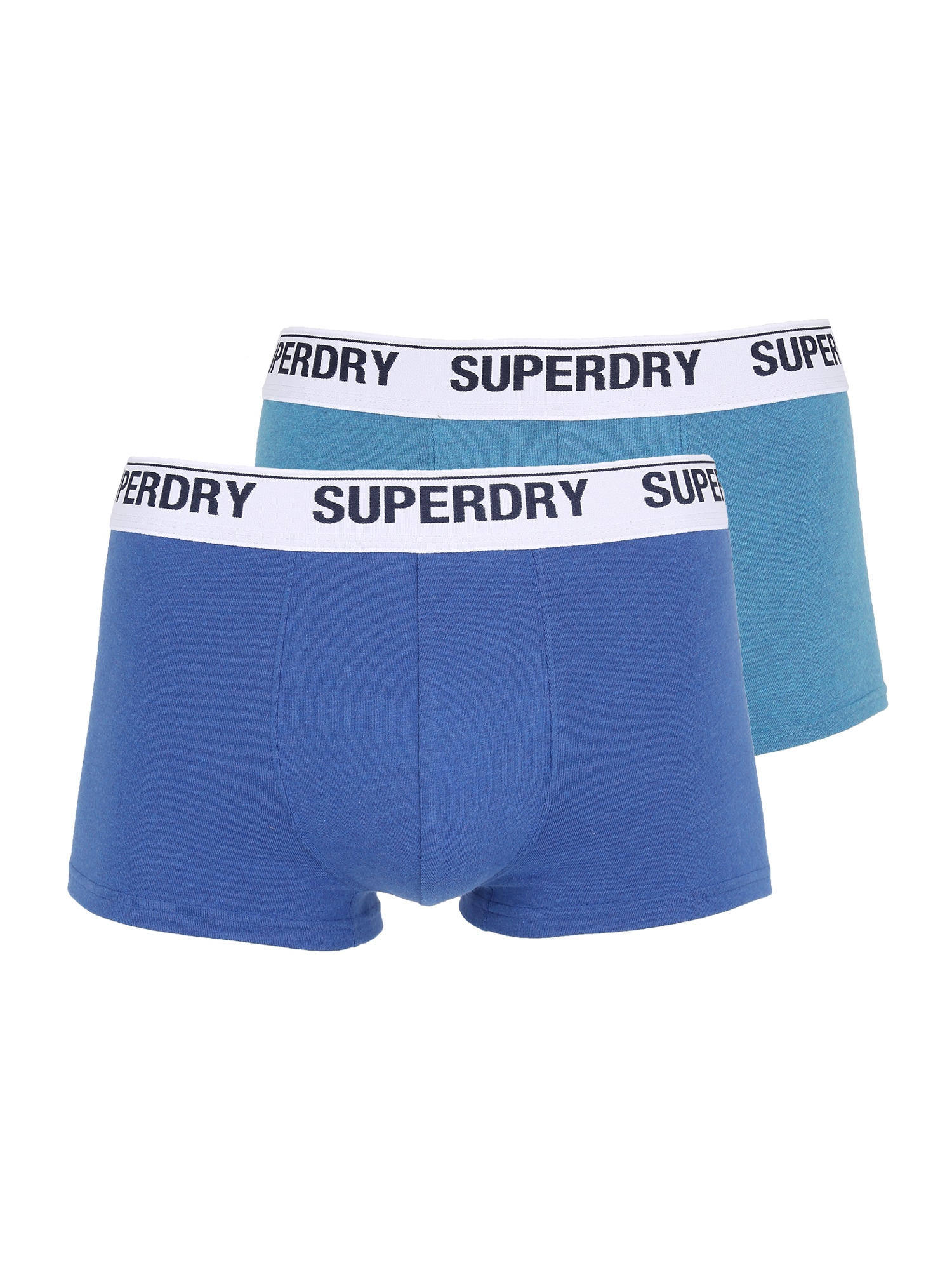 Superdry Boksarice  modra / svetlo modra / črna / bela
