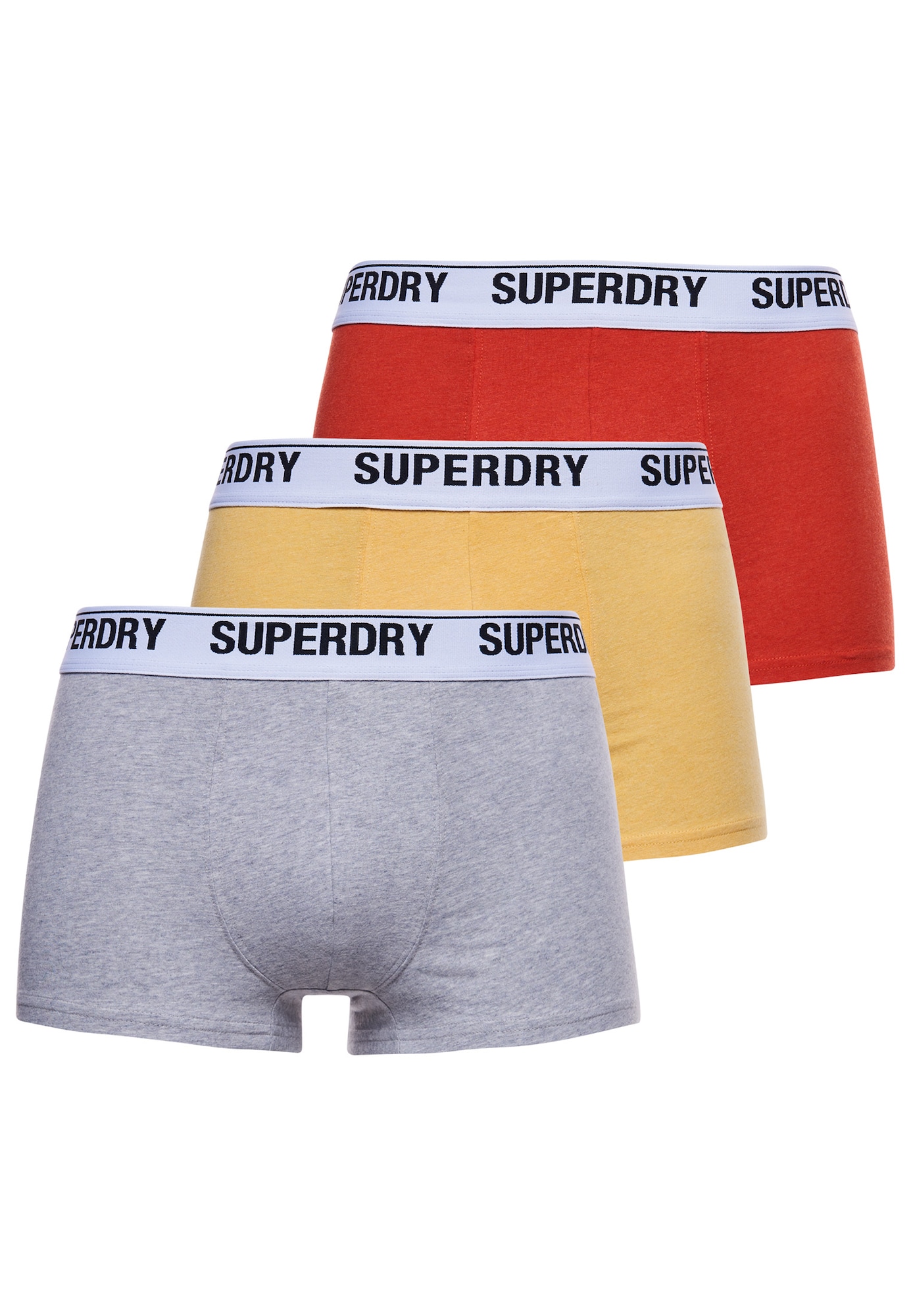 Superdry Boksarice  rumena / siva / oranžna / bela