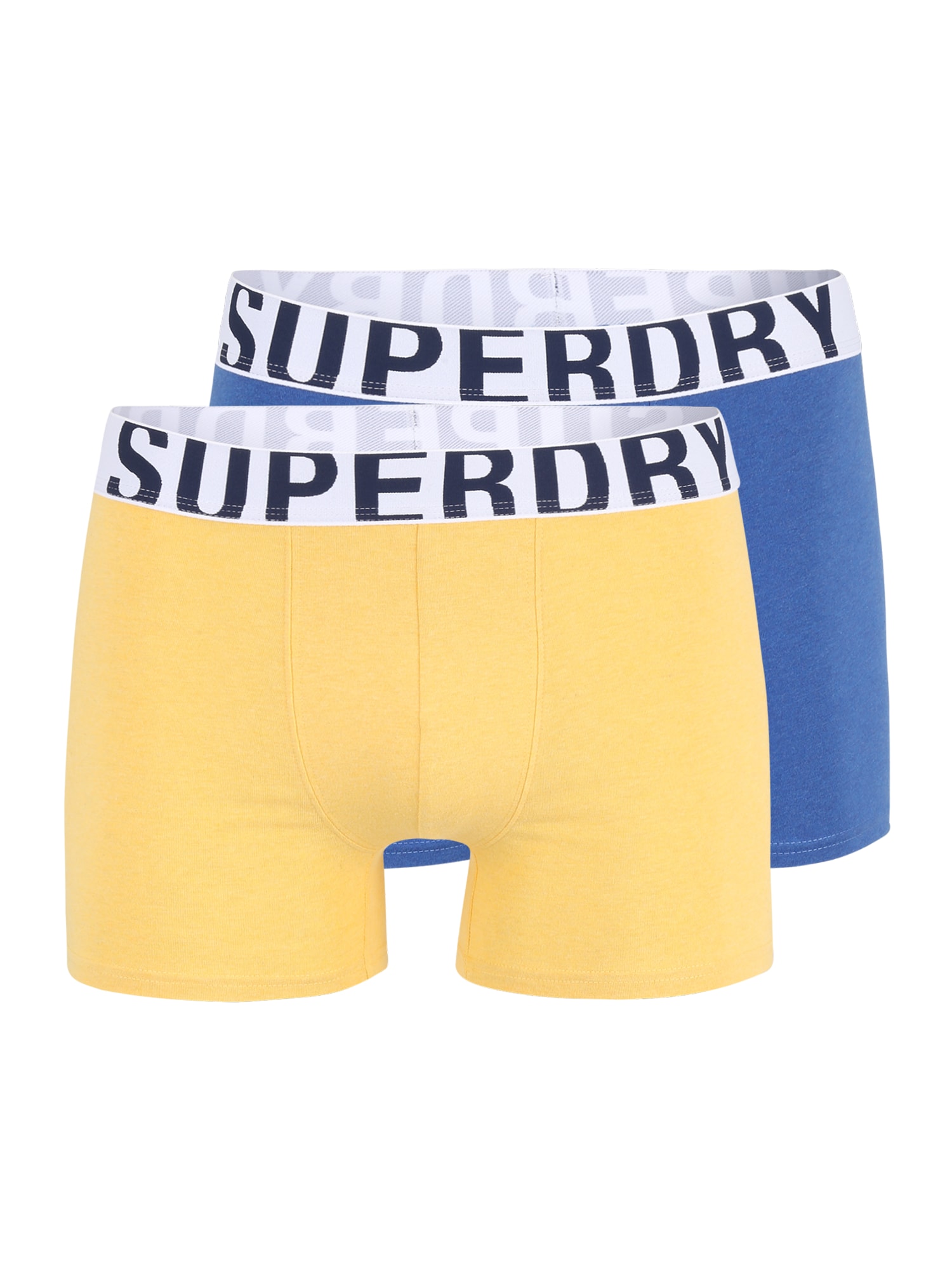 Superdry Boksarice  turkizna / svetlo rumena / črna / bela