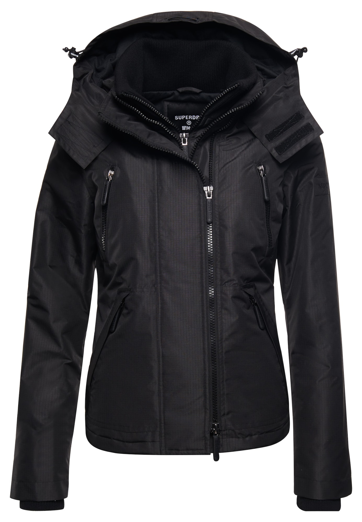 Superdry Funkcionalna jakna  temno modra / črna