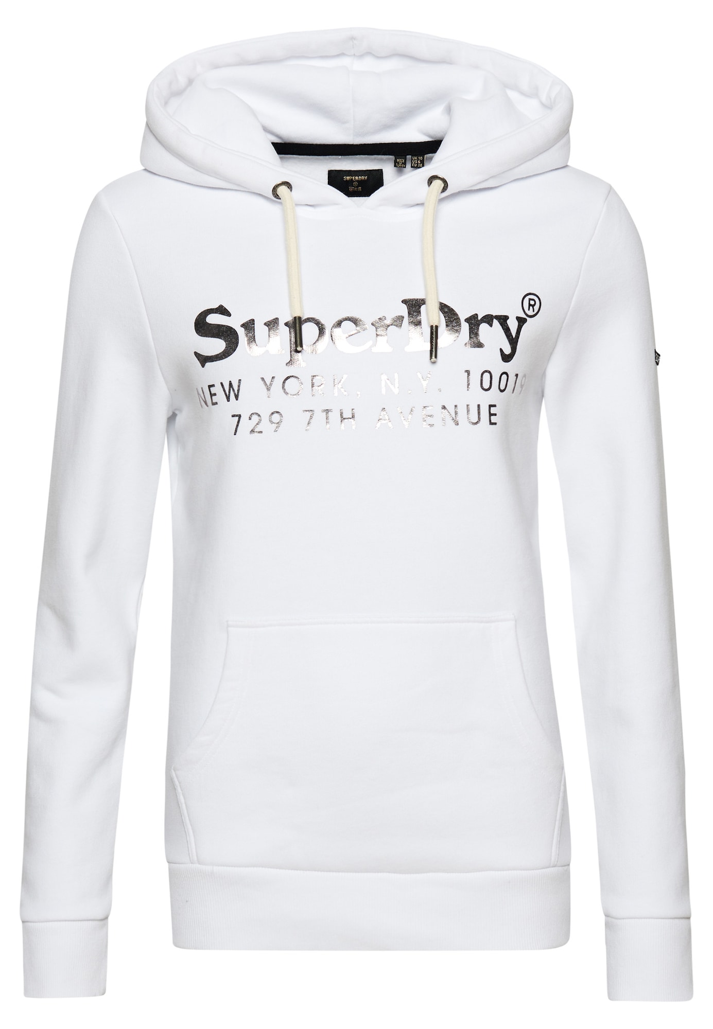 Superdry Majica 'Venue Interest'  antracit / bela