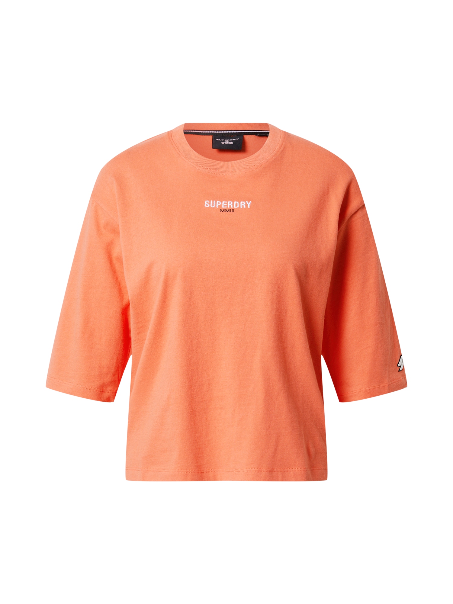 Superdry Majica  korala / bela