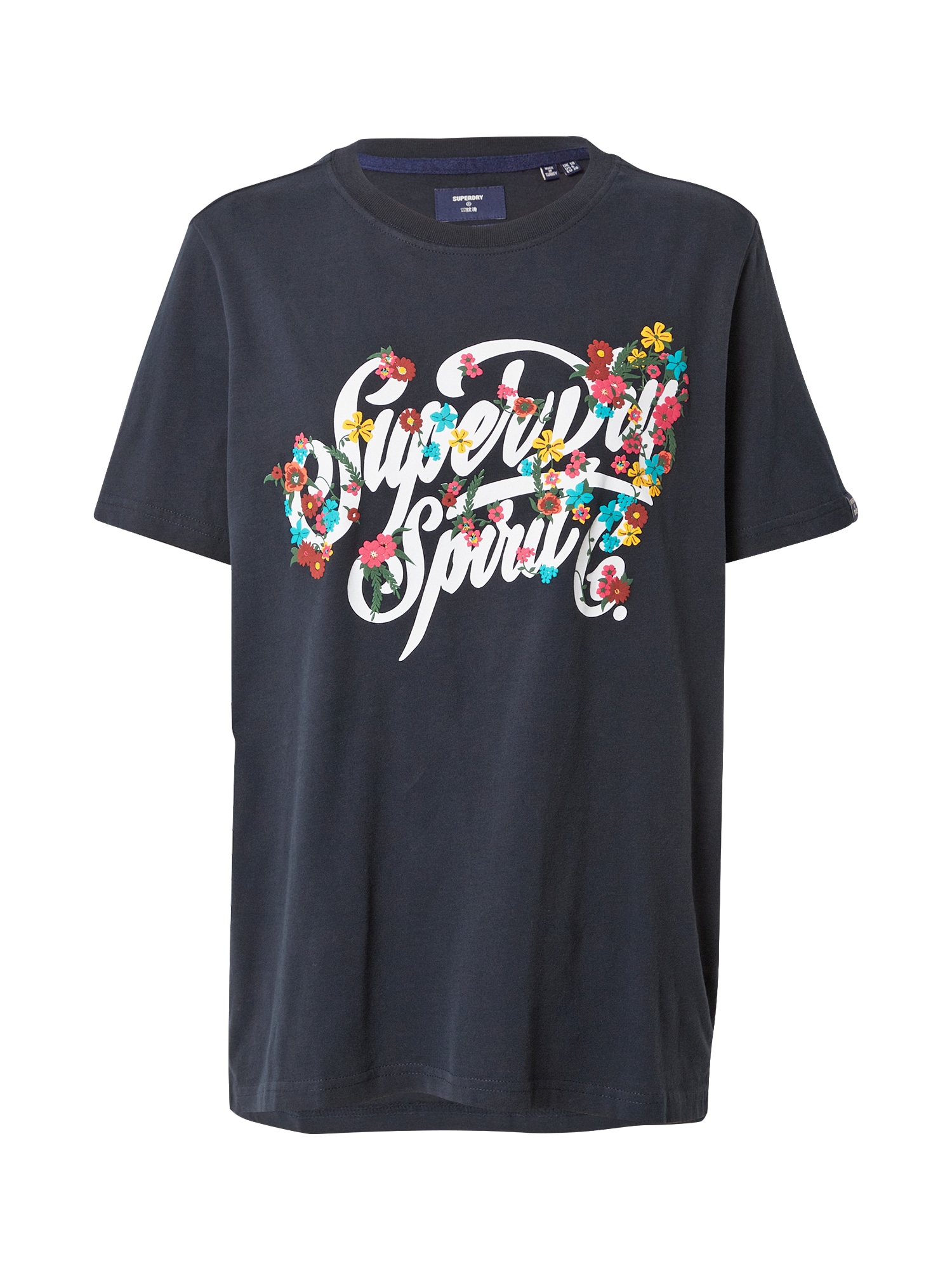 Superdry Majica  marine / mešane barve