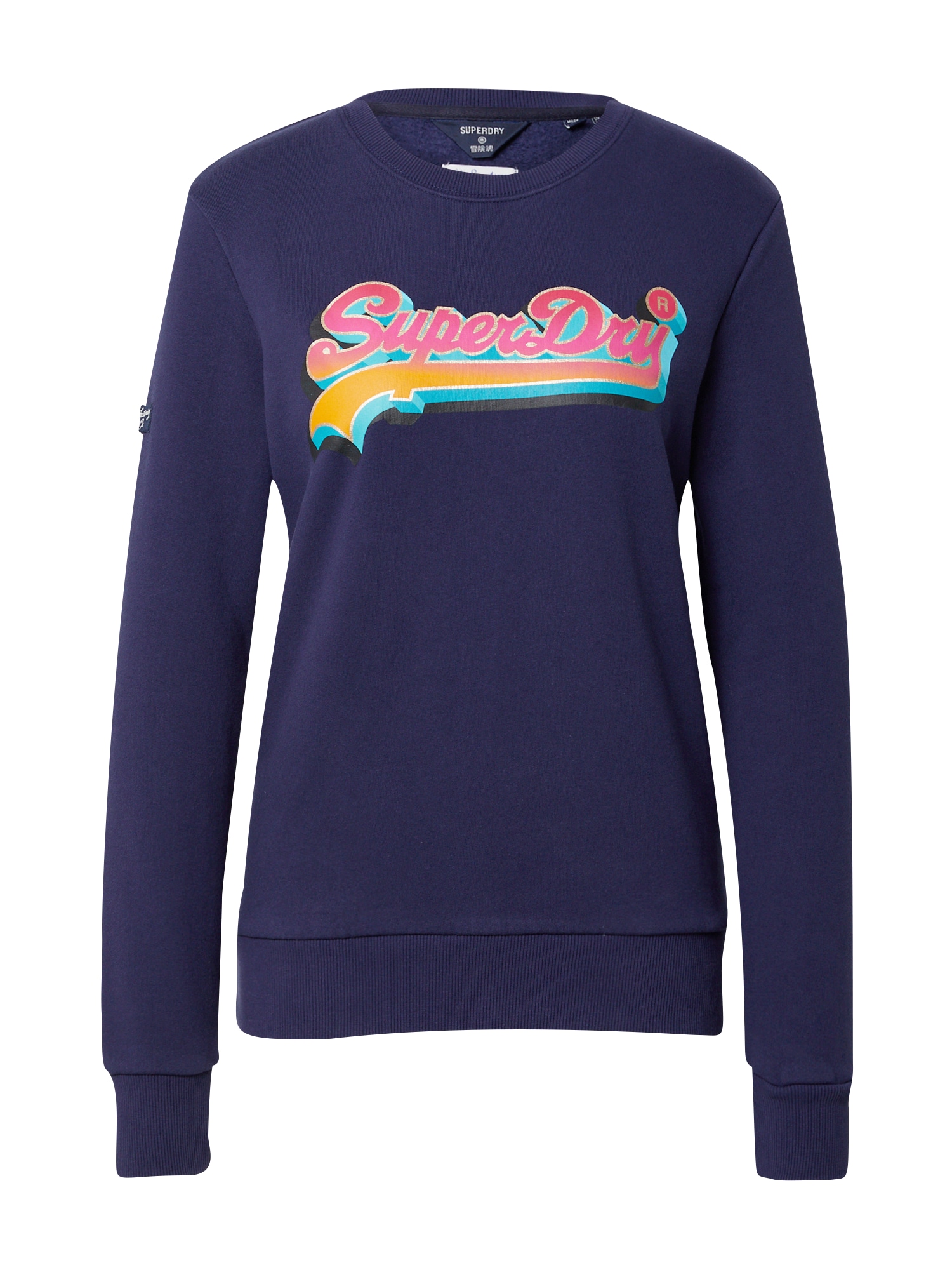 Superdry Majica  marine / turkizna / oranžna / roza