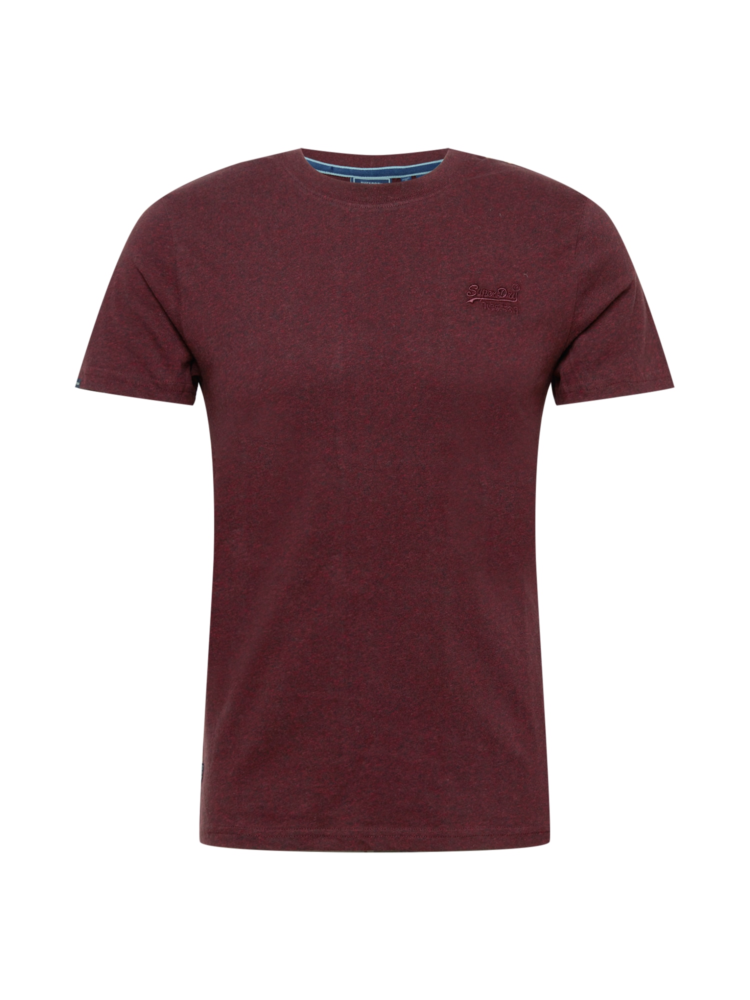 Superdry Majica  mornarska / temno siva / burgund