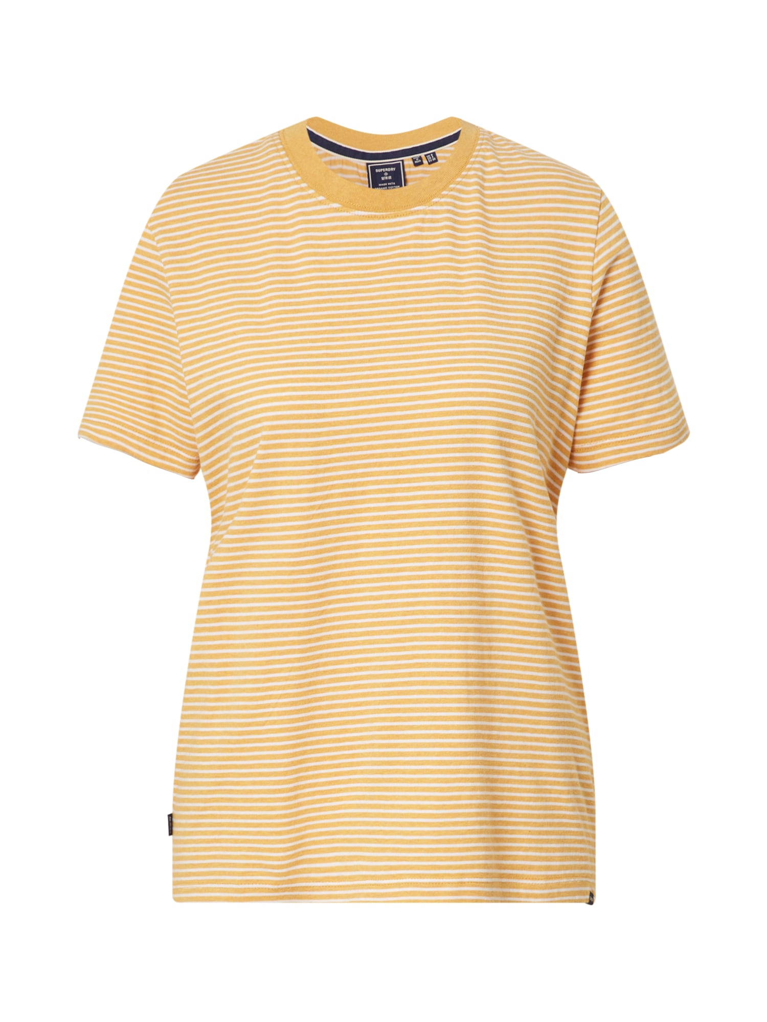 Superdry Majica  oranžna / bela