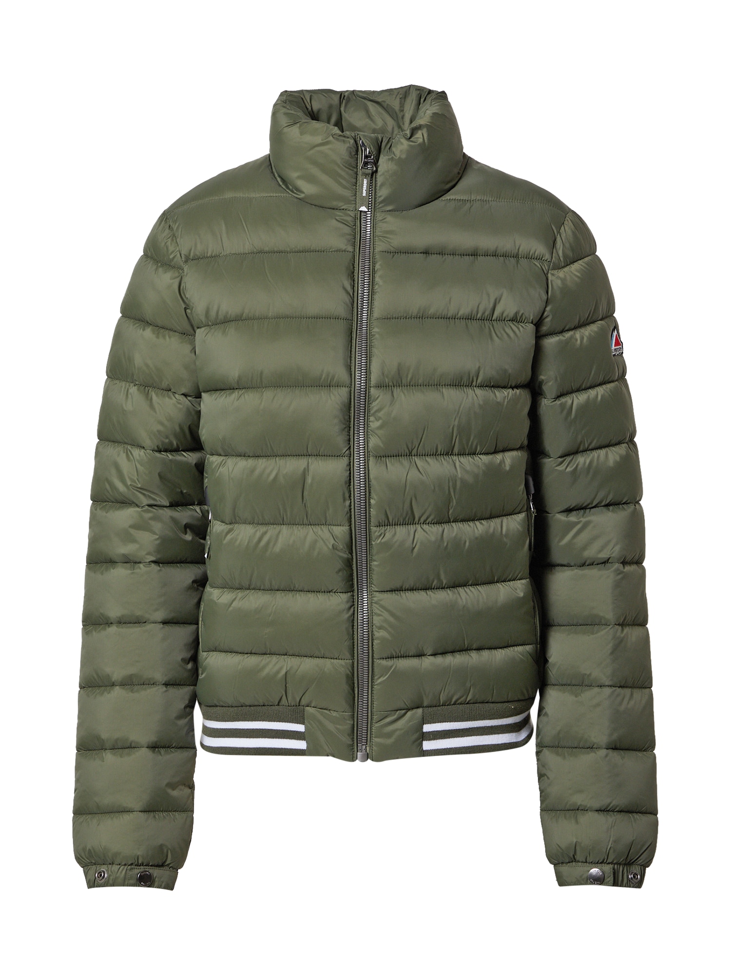 Superdry Prehodna jakna 'Fuji'  kaki / bela